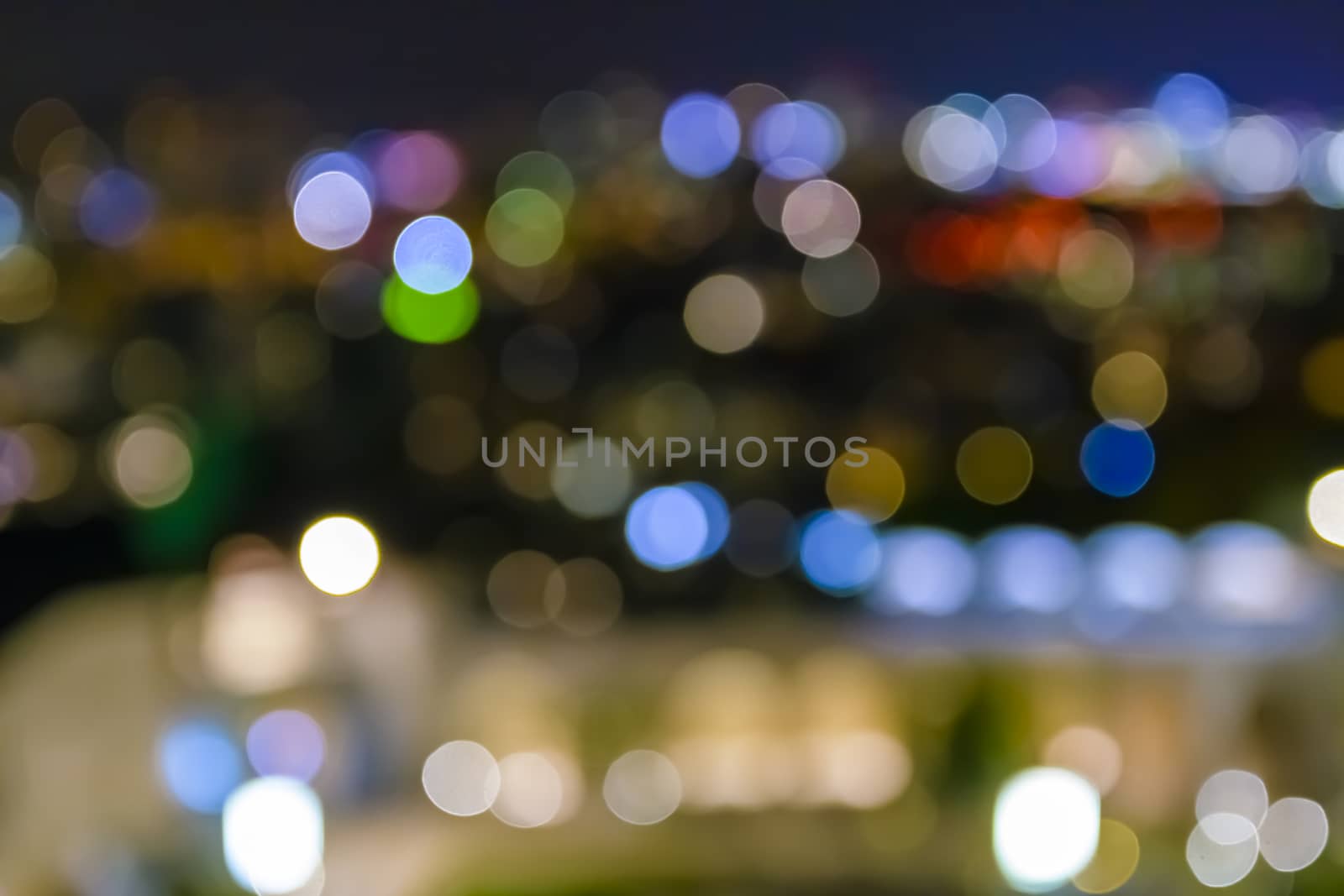 city lights; blurred bokeh; background; colorful
