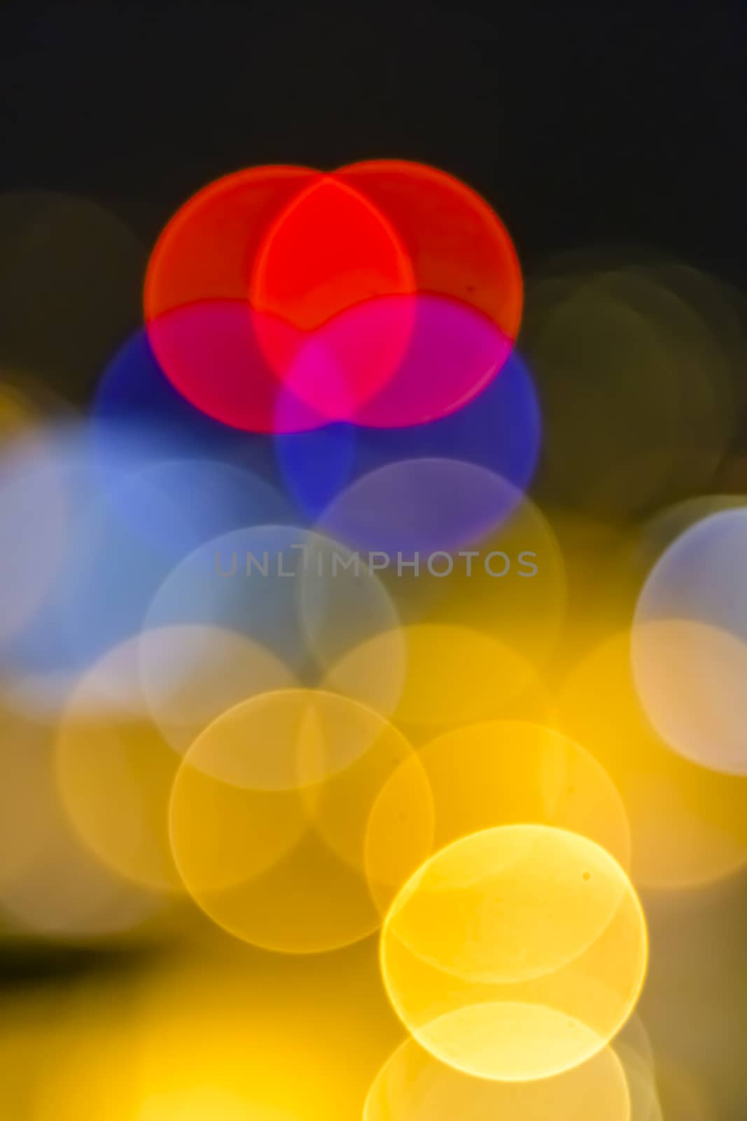 Colorful blurred background bokeh by asafaric