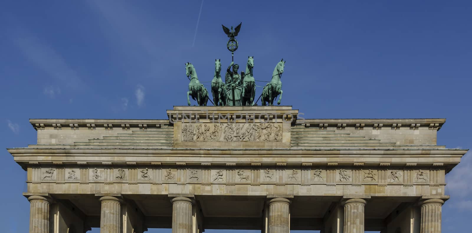 Brandenburg Gate - Brandenburger Tor in Berlin, Germany is one o by asafaric