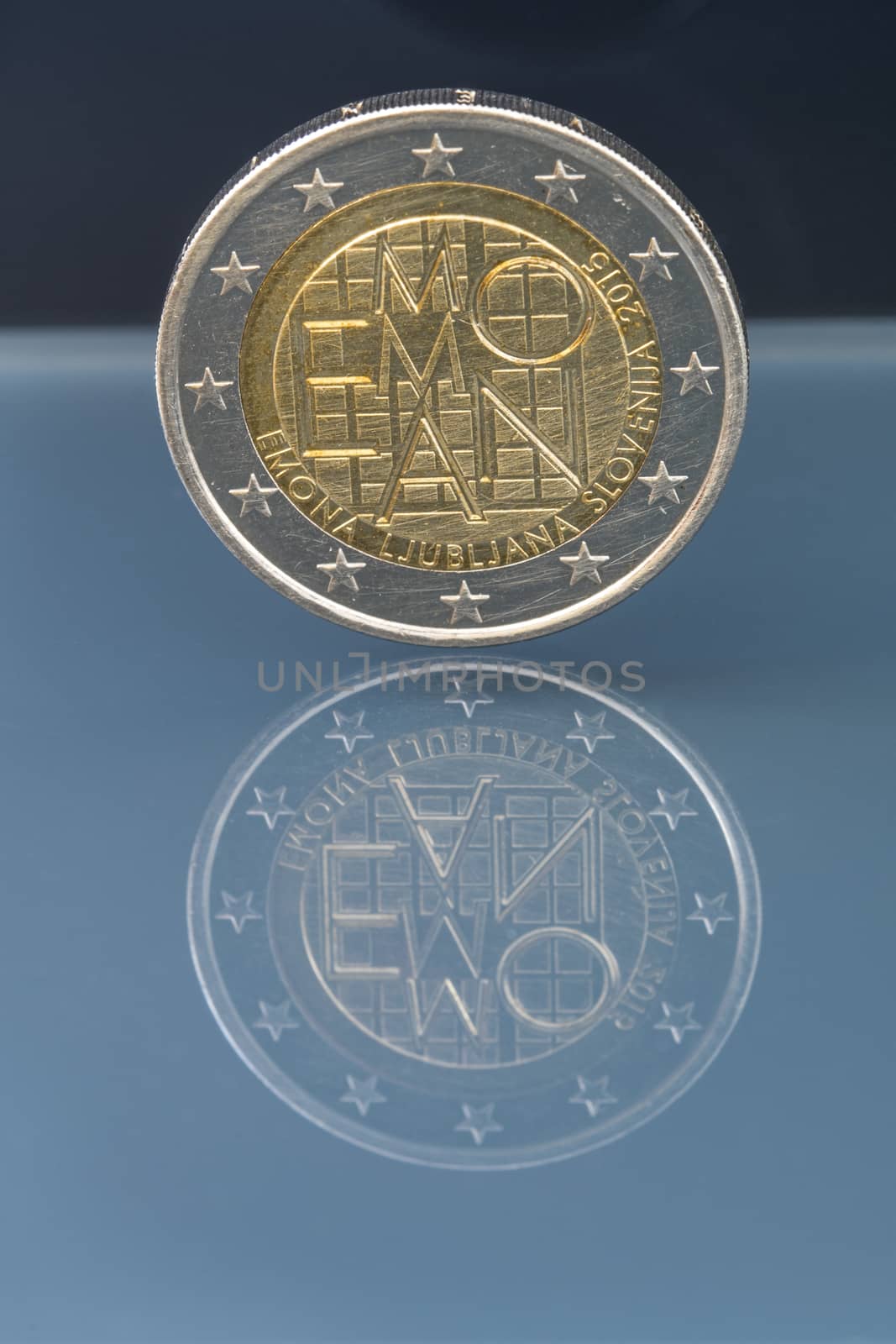 Commemorative 2 EUR coin Emona, Slovenia by asafaric