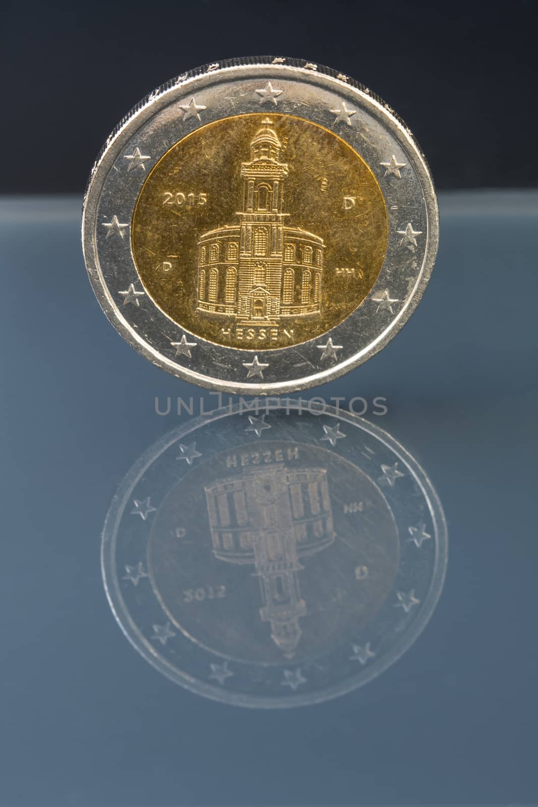 Commemorative 2 EUR coin; Hessen, Germany by asafaric