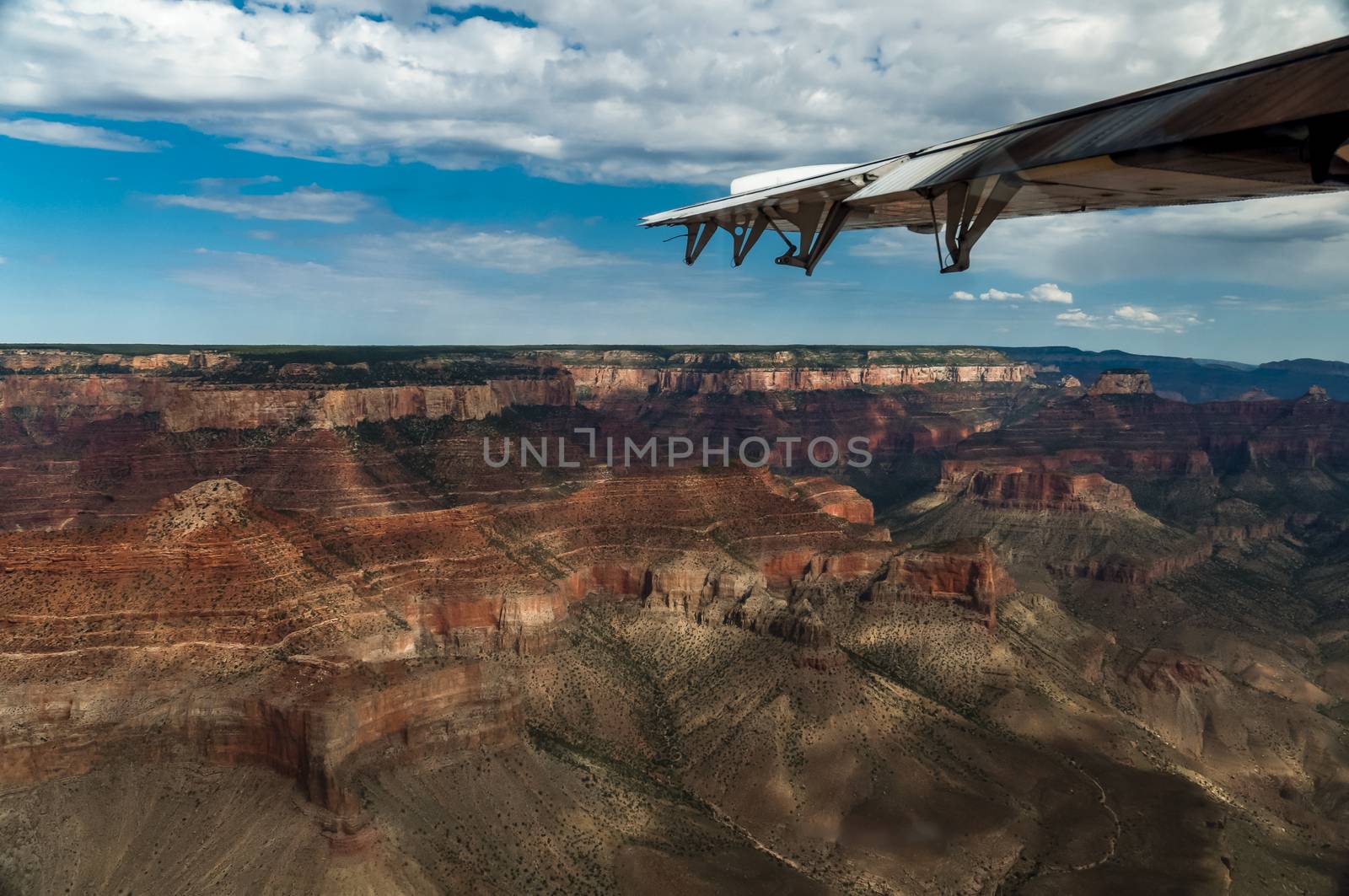Aerial view of Grand Canyon by asafaric