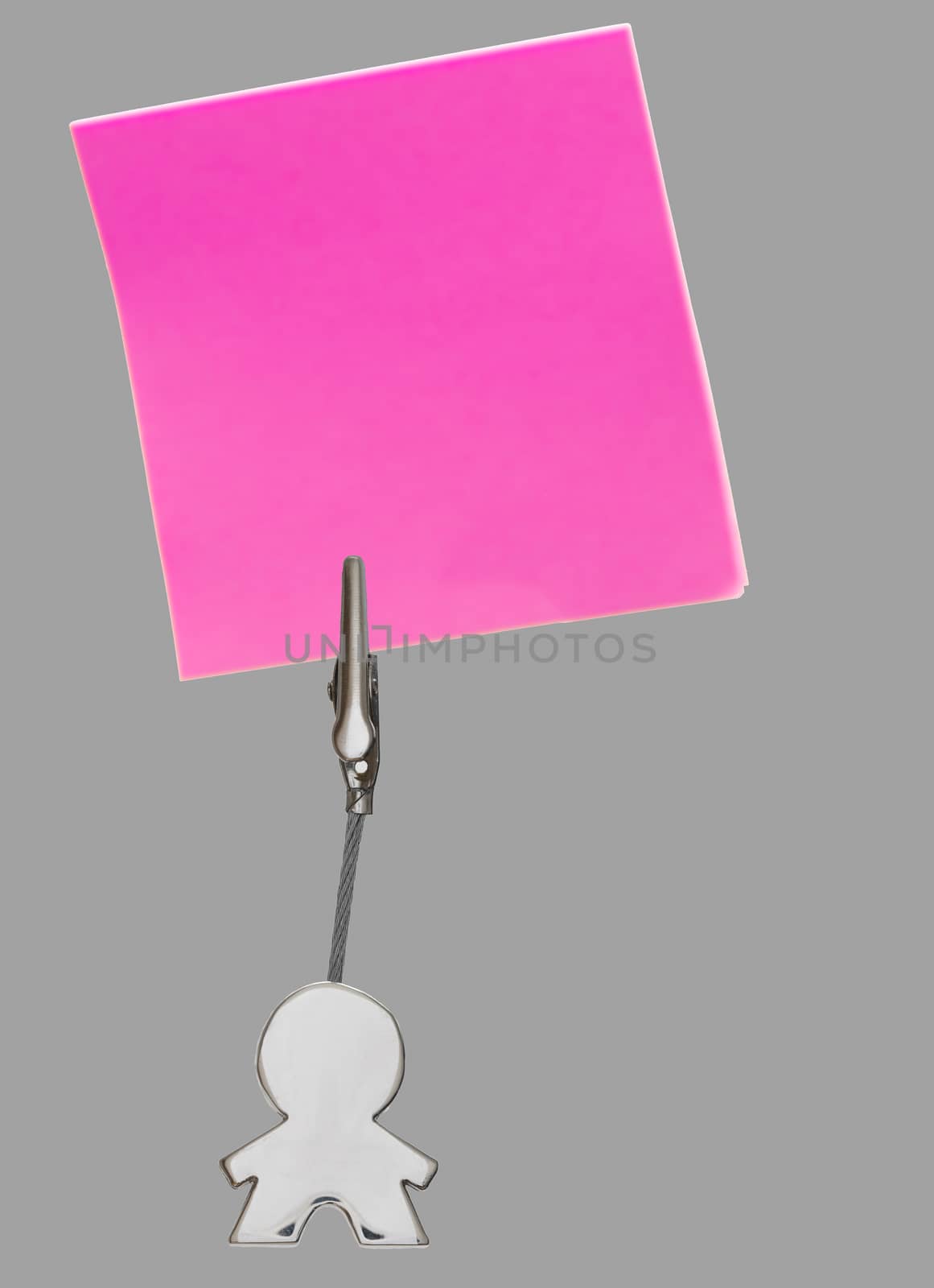 Post it Note holder - neon pink
