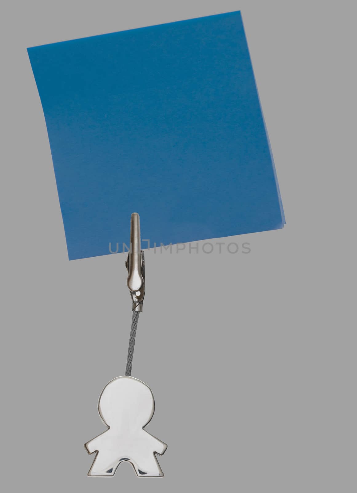 Post it Note holder - blue