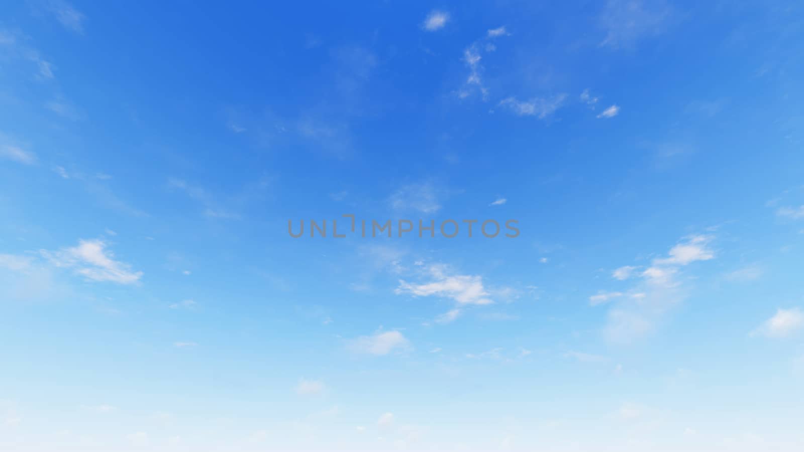 Cloudy blue sky abstract background, blue sky background with tiny clouds, 3d illustration