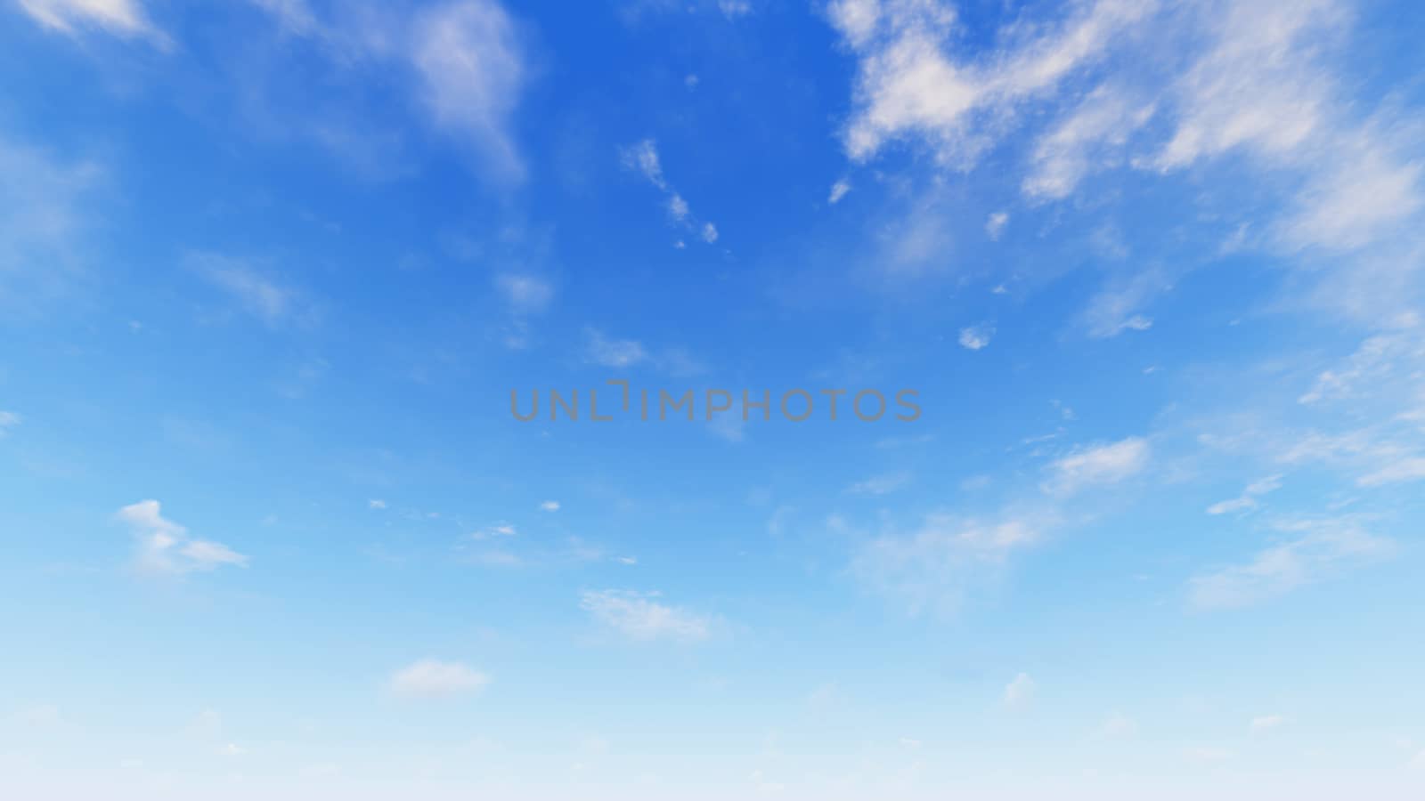 Cloudy blue sky abstract background, blue sky background with tiny clouds, 3d illustration