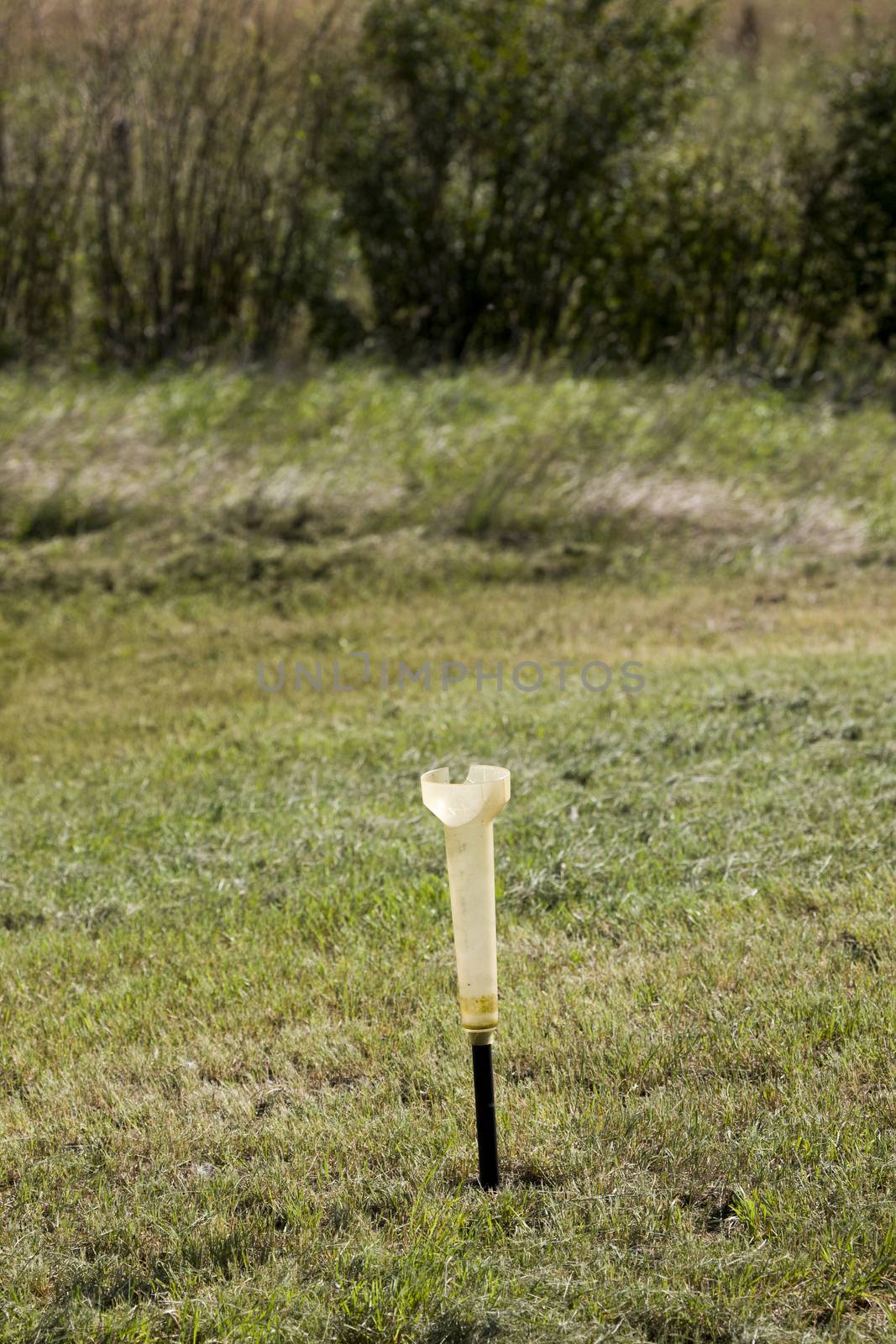 Rain Gauge Saskatchewan by pictureguy