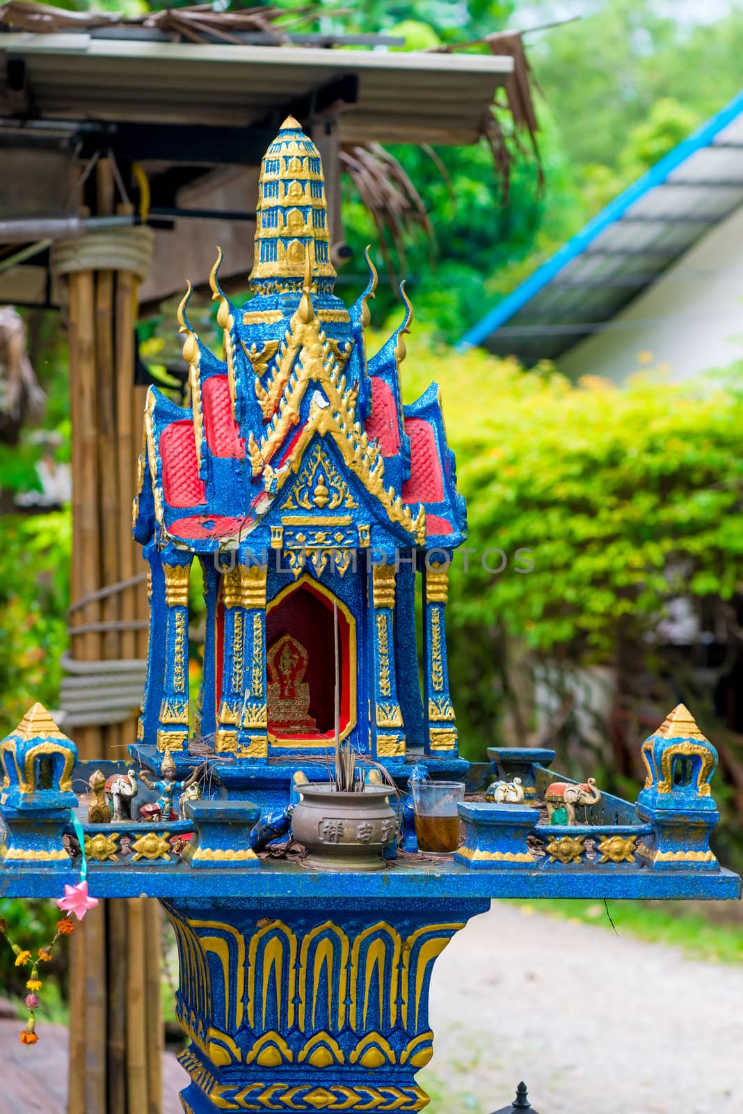 place for praying in Tayland street close up by kosmsos111