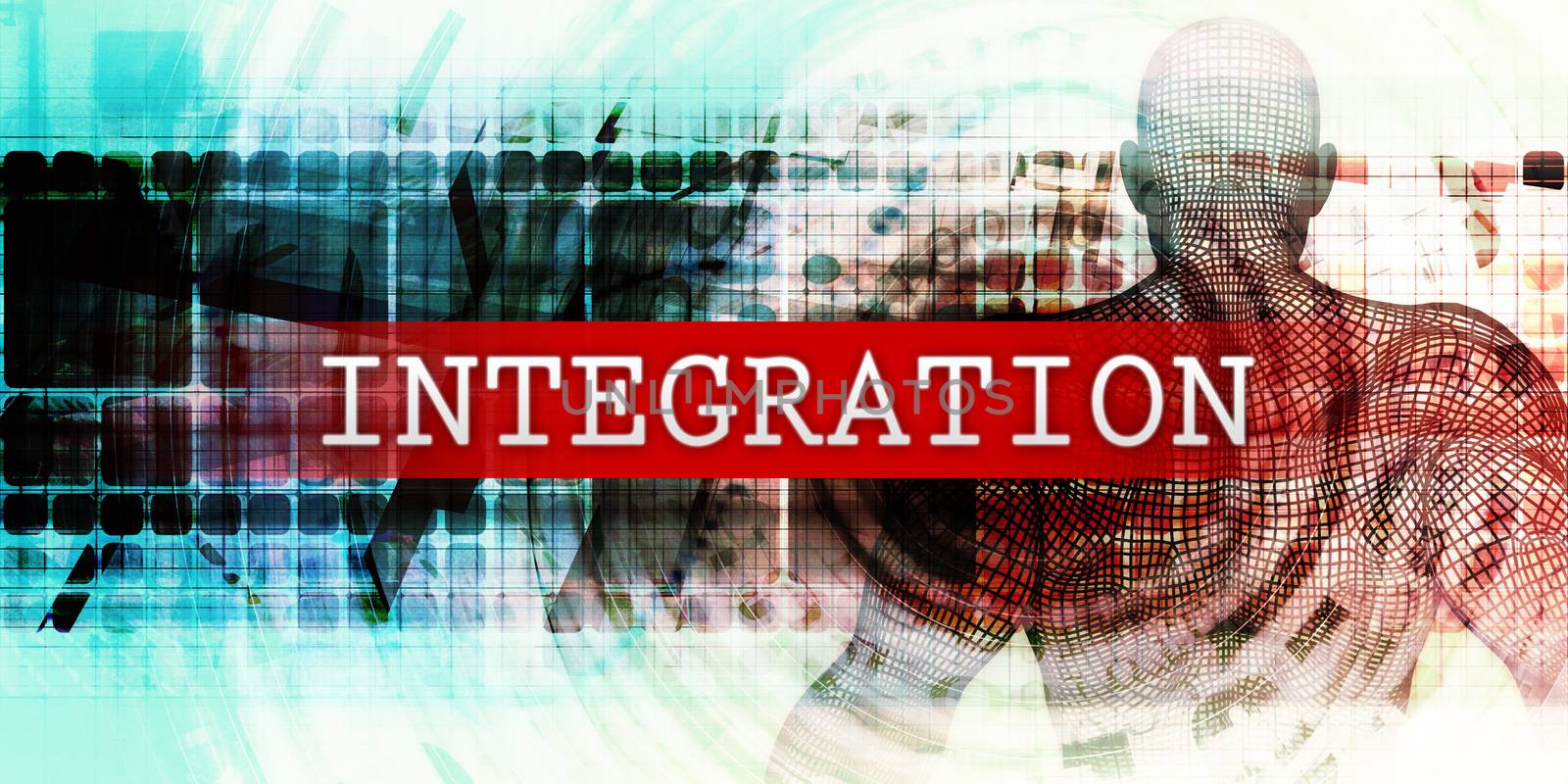 Integration Sector with Industrial Tech Concept Art