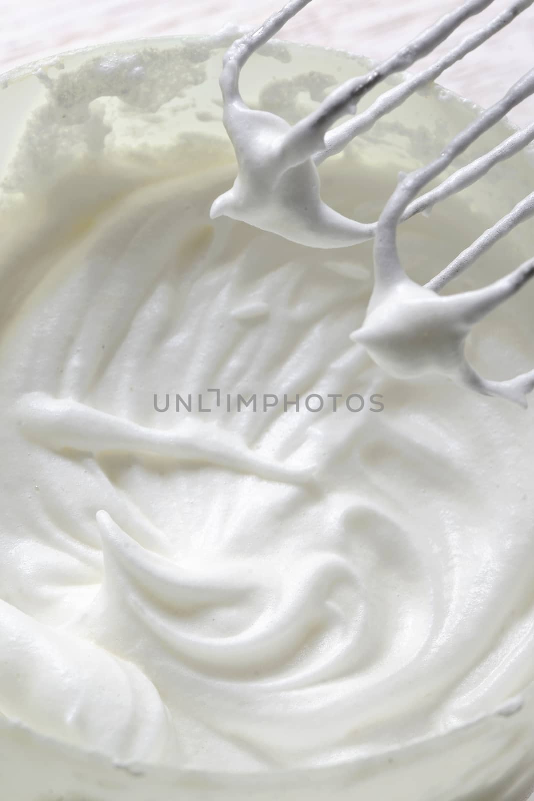 Whipped egg whites for cream  by jordachelr