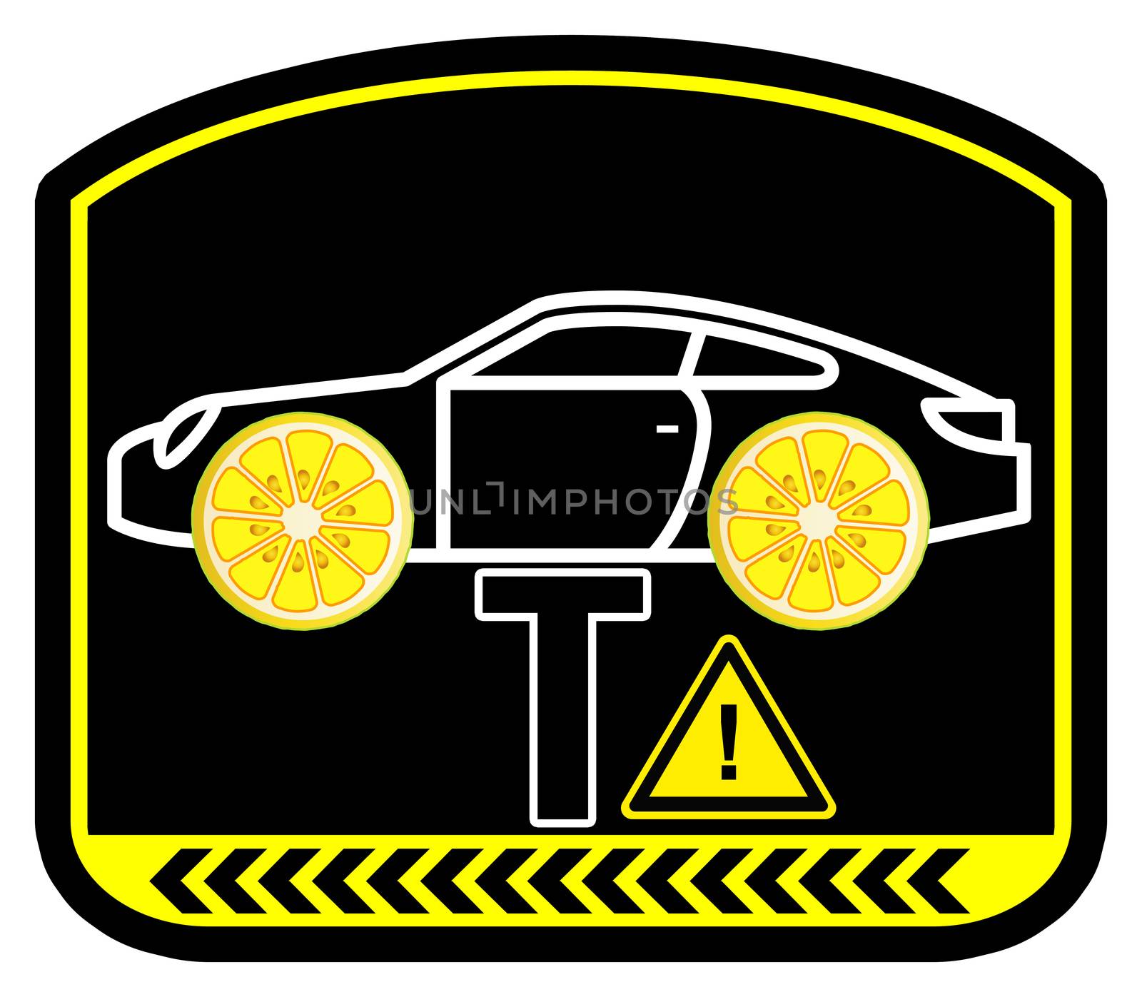 Warning Lemon Car by Bambara