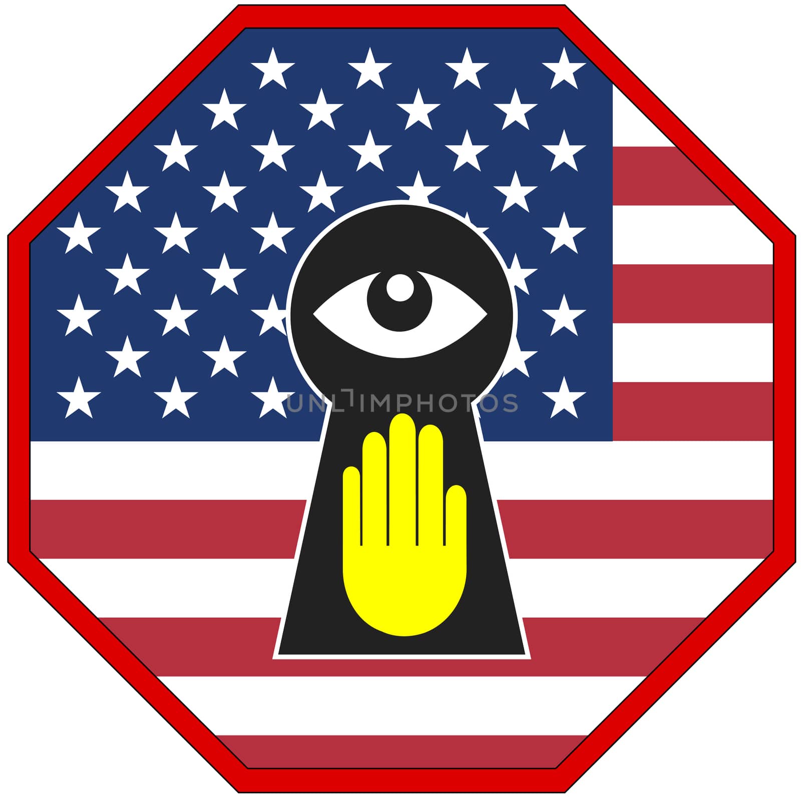 USA Stop Spying by Bambara