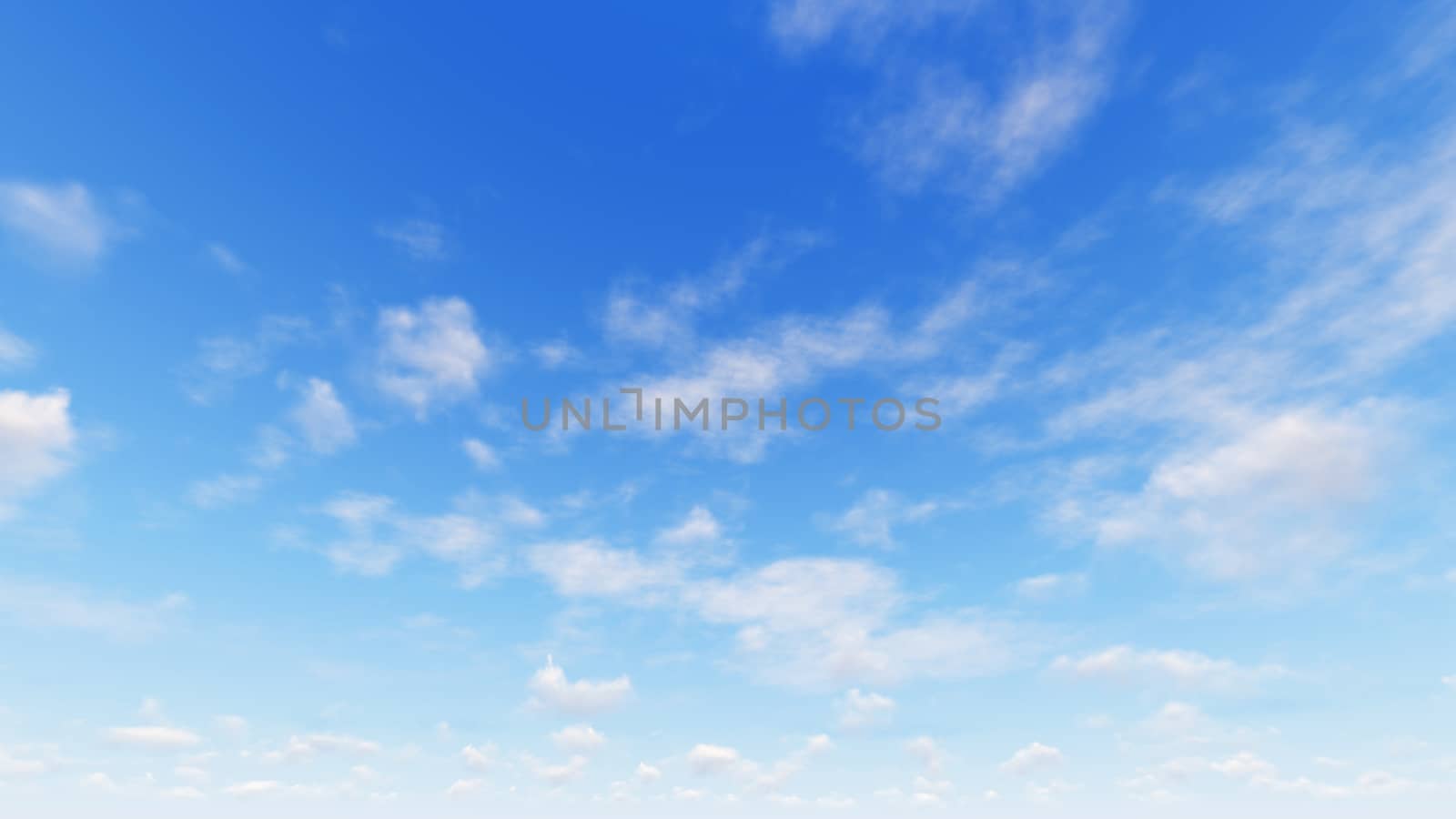 Cloudy blue sky abstract background, blue sky background with tiny clouds, 3d illustration