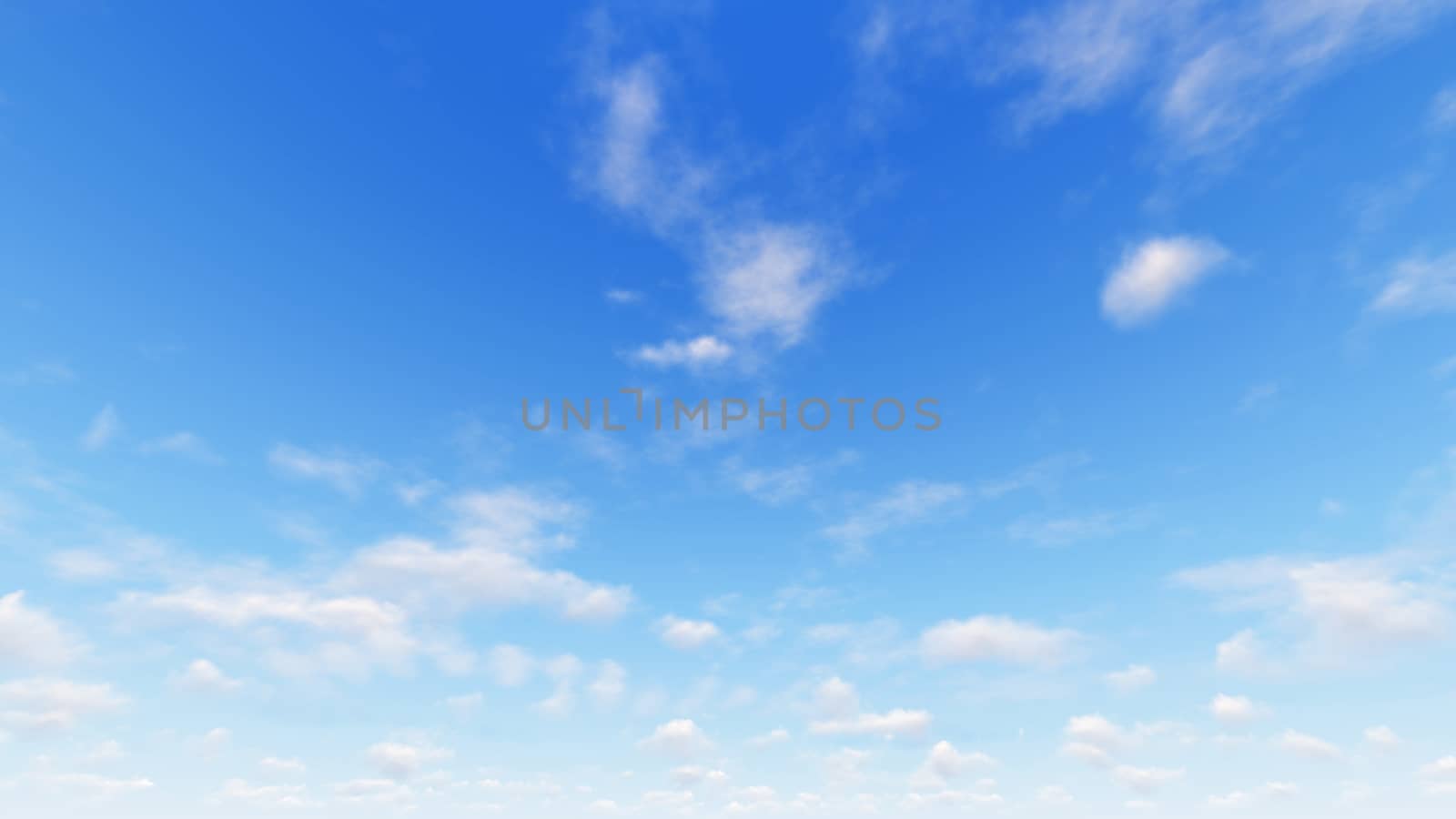 Cloudy blue sky abstract background, blue sky background with tiny clouds, 3d illustration