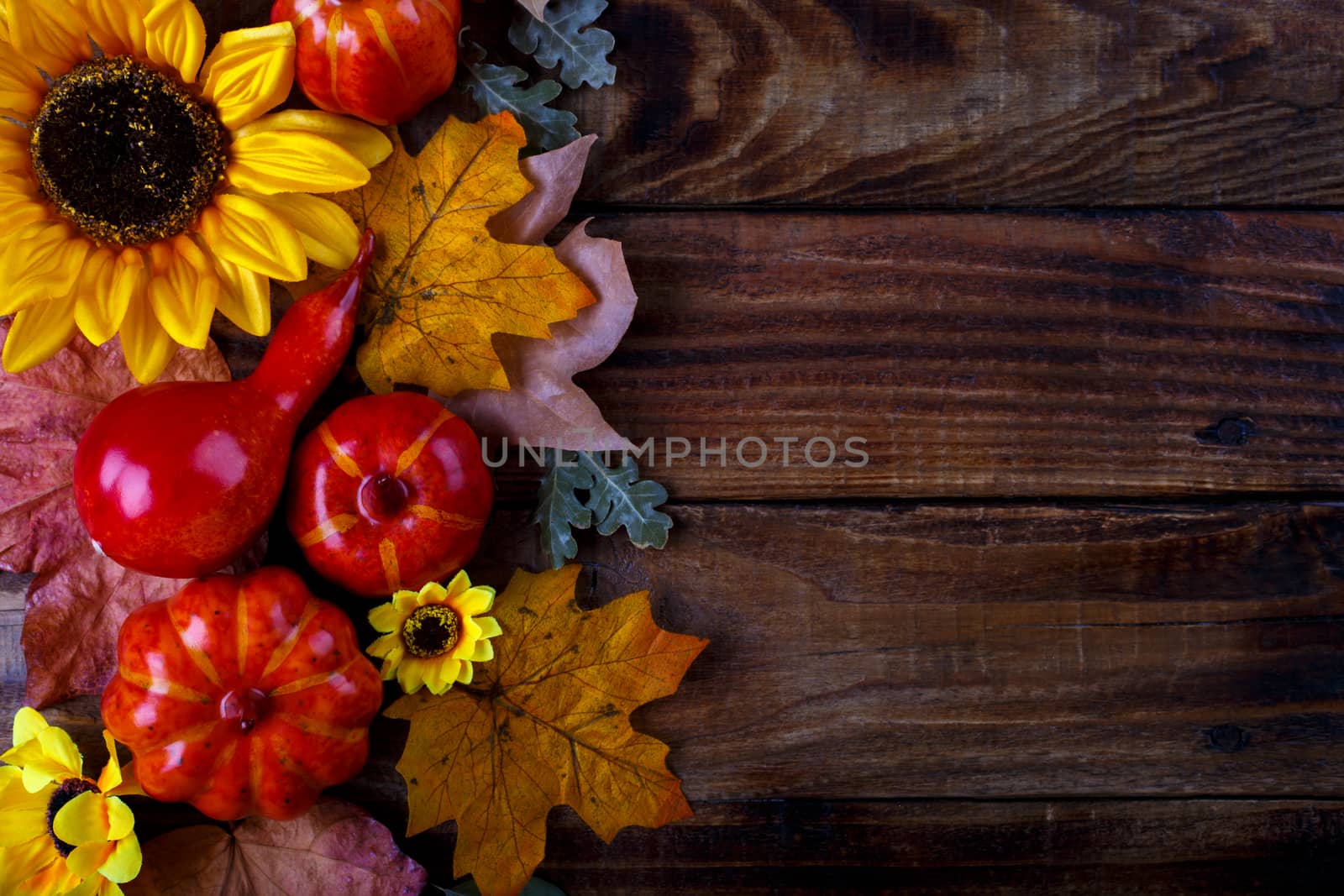 Autumn decorations background by Lana_M