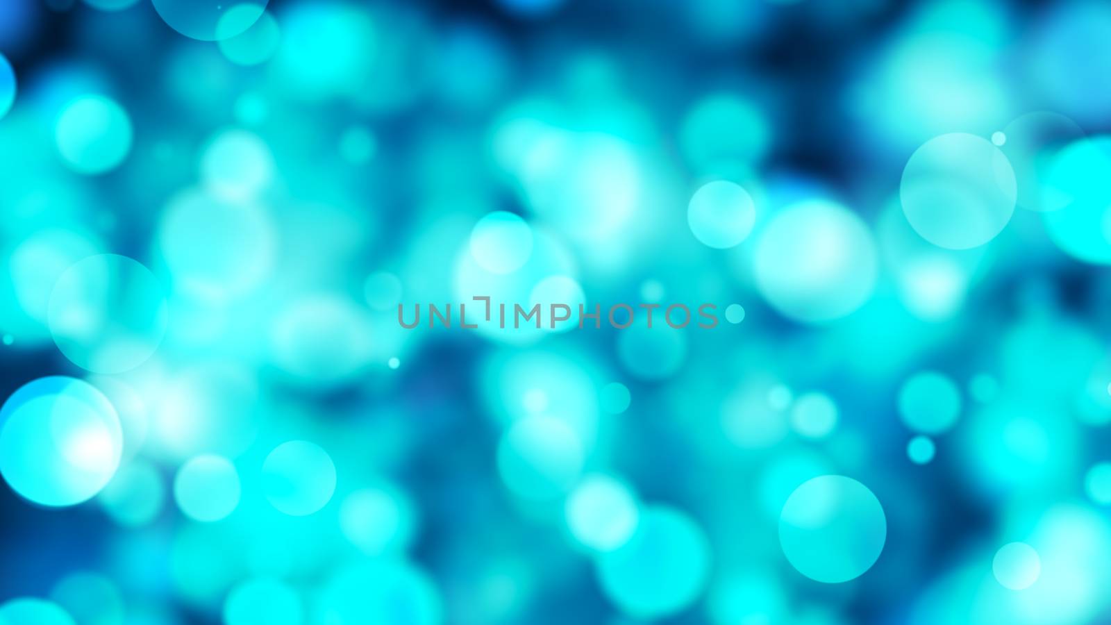 Blue bokeh abstract background. Digital illustration by nolimit046