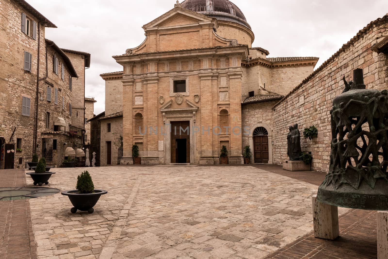 Assisi (Italy): View of Medieval Chiesa Nuova