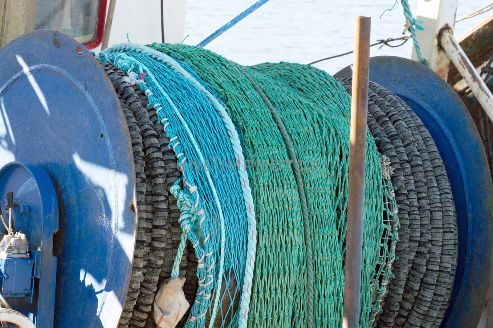 Fishing nets in Hanstholm Denmark