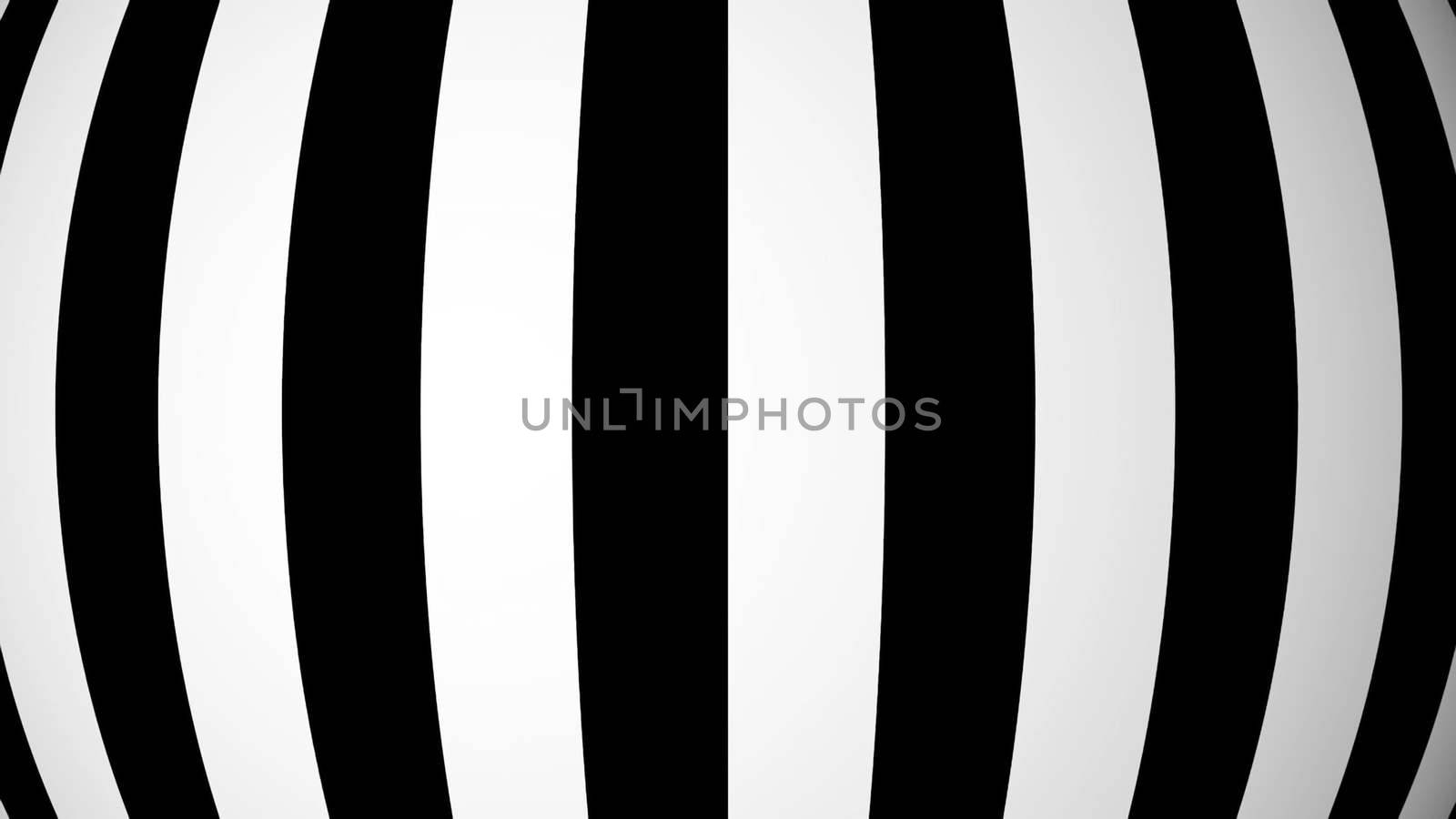 Animated background with white and black lines. 3d rendering
