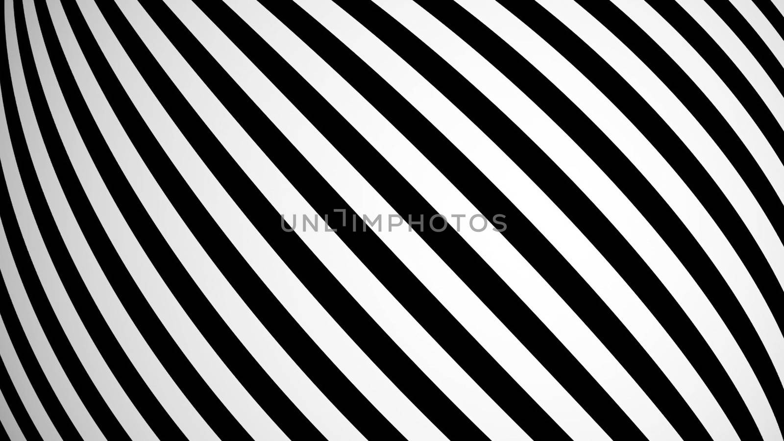Animated background with white and black lines. 3d rendering