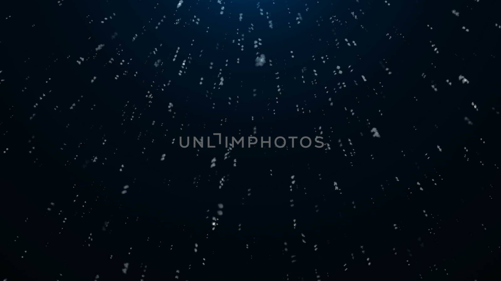 Abstract background with snow. Digital illustration. 3d rendering