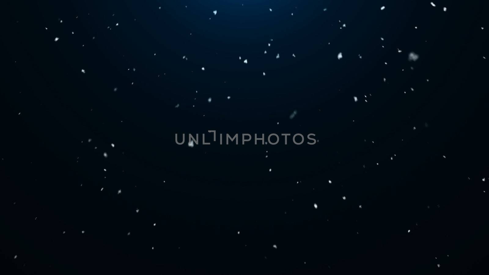 Abstract background with snow. Digital illustration. 3d rendering