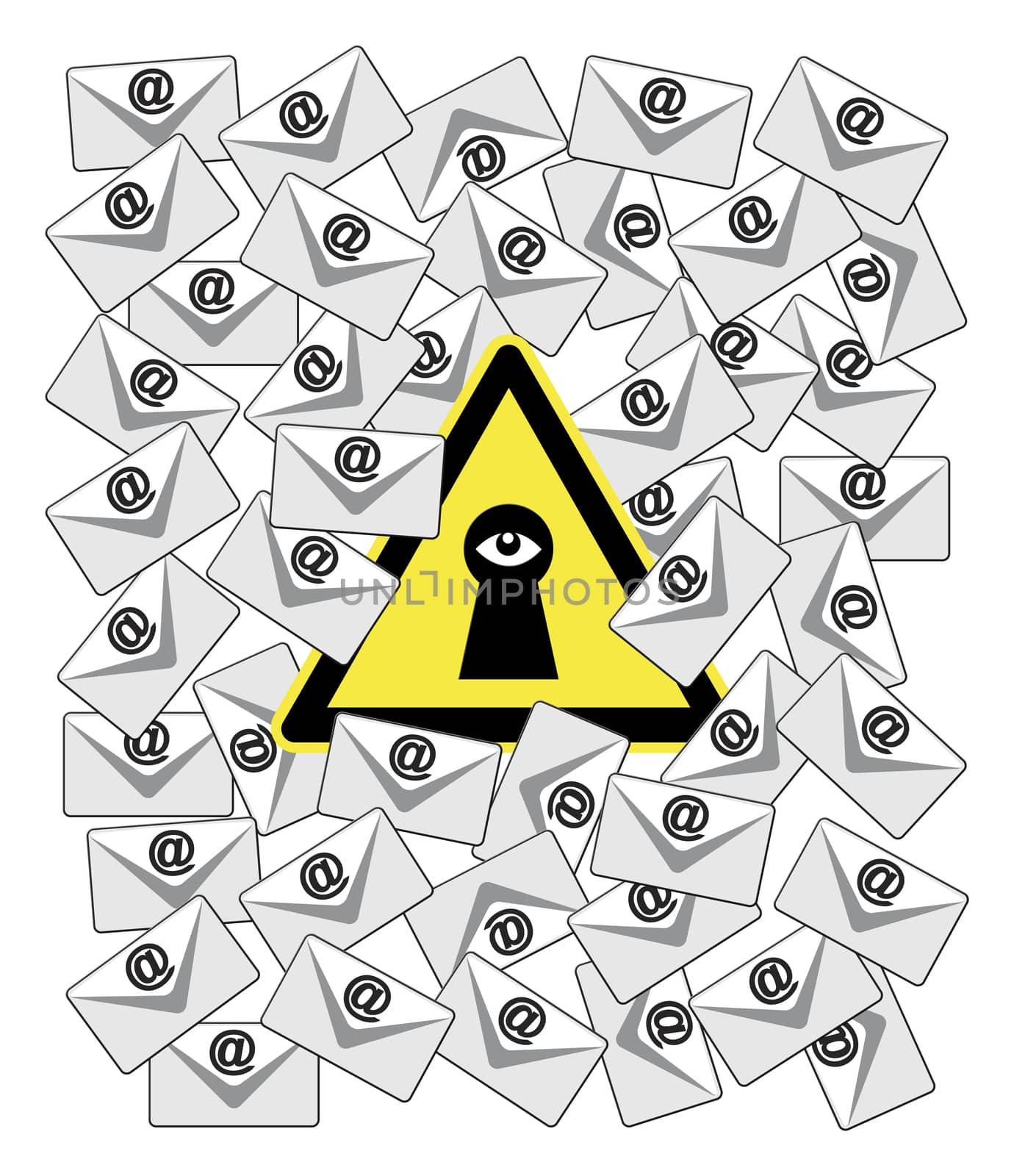 Caution Email Spy by Bambara