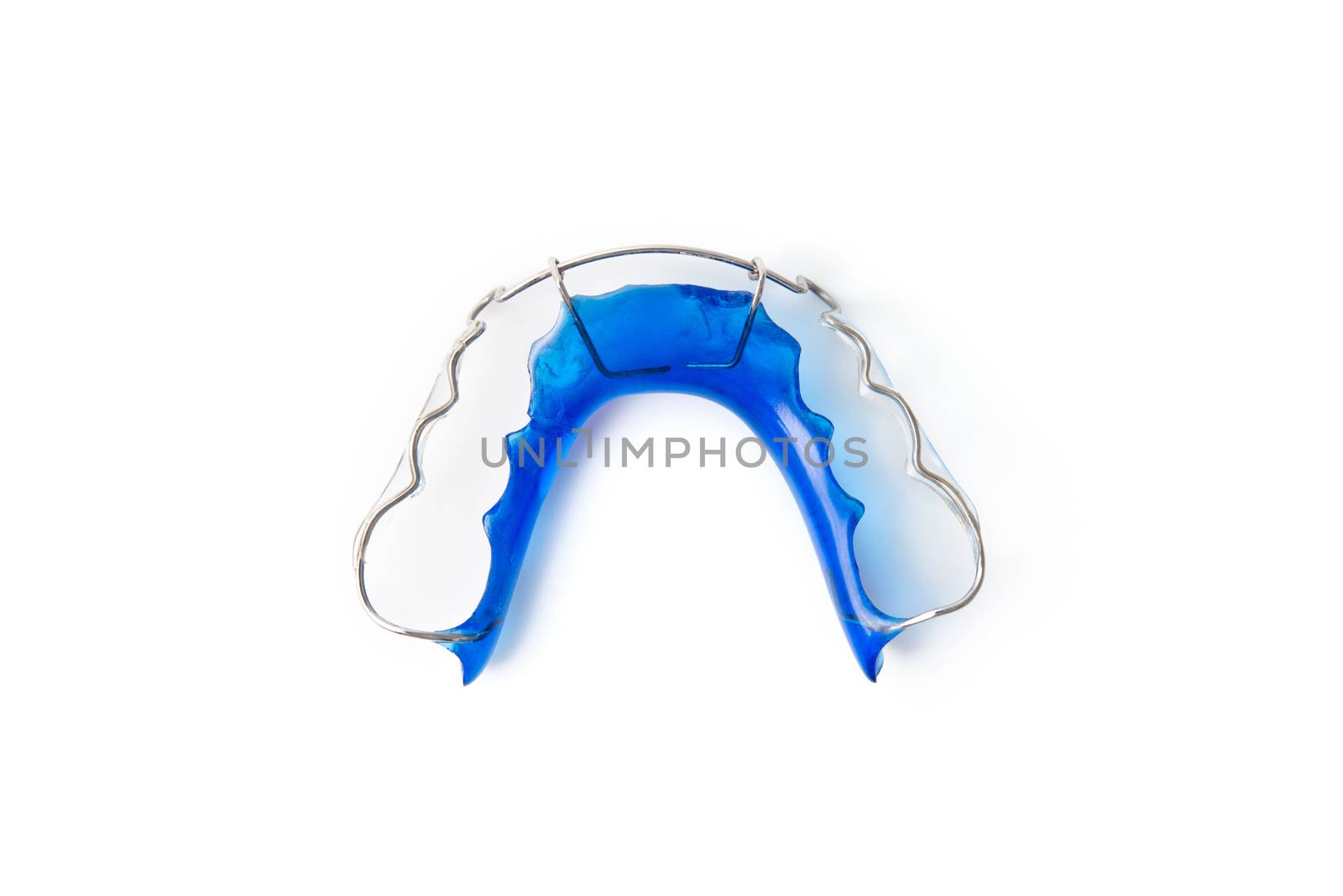 retainer orthodontic equipment on white background by antpkr