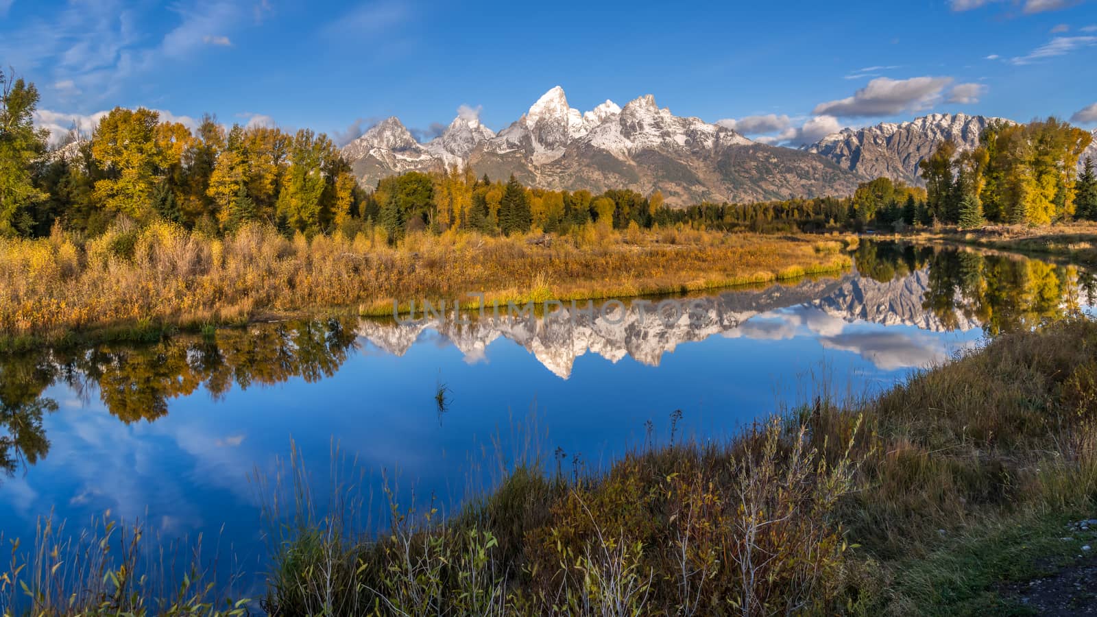 Grand Tetons Reflection in the Snake River