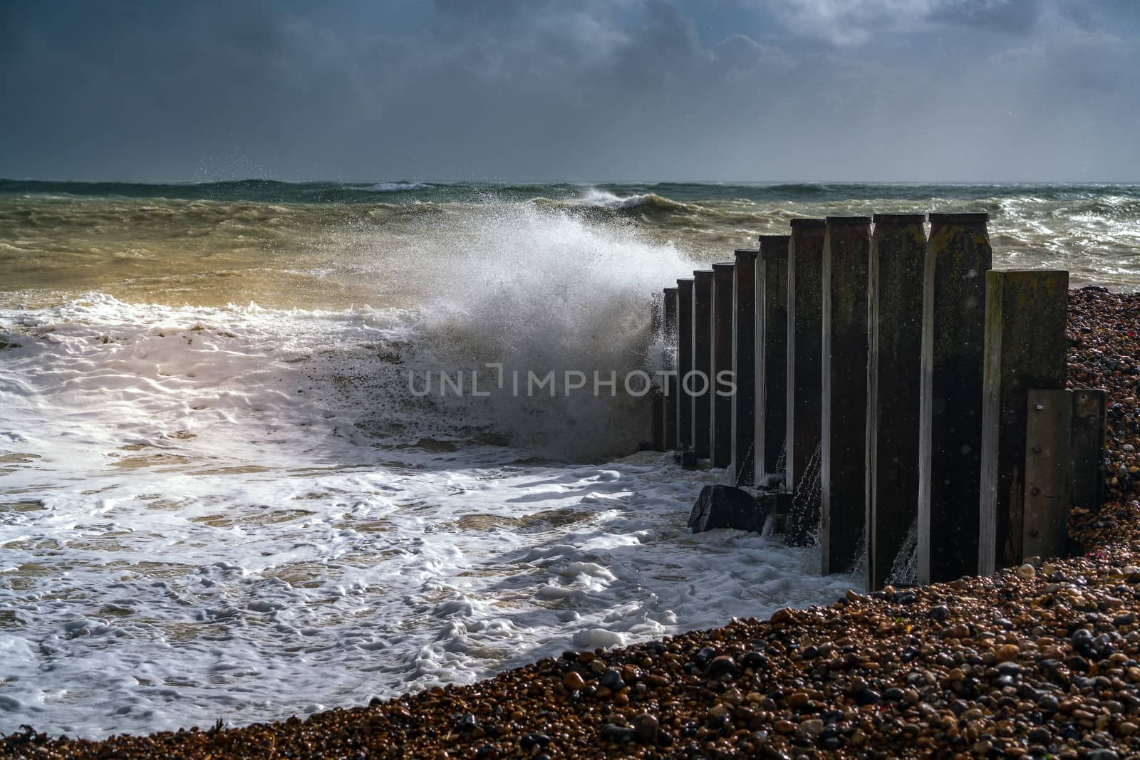 EASTBOURNE, EAST SUSSEX/UK - OCTOBER 21 : Tail End of Storm Bria by phil_bird