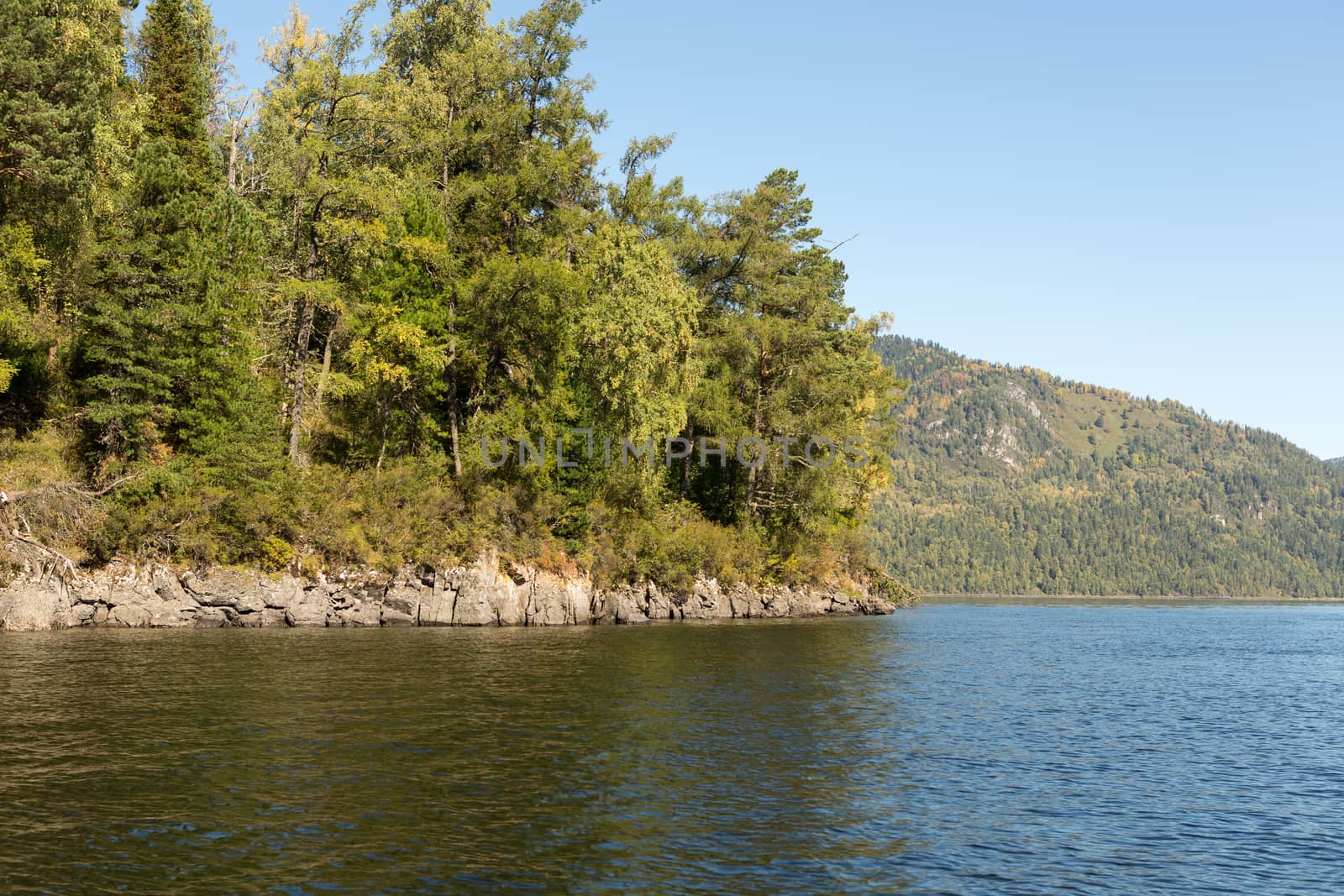 blue lake when the weather is nice