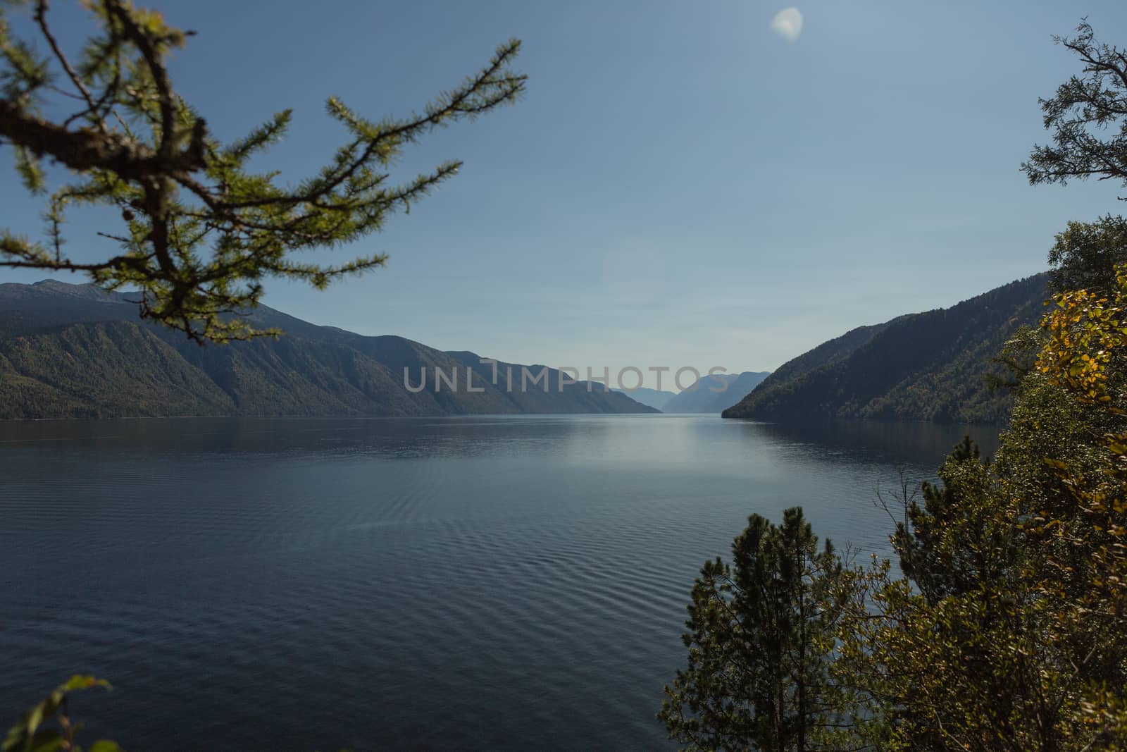 blue lake when the weather is nice