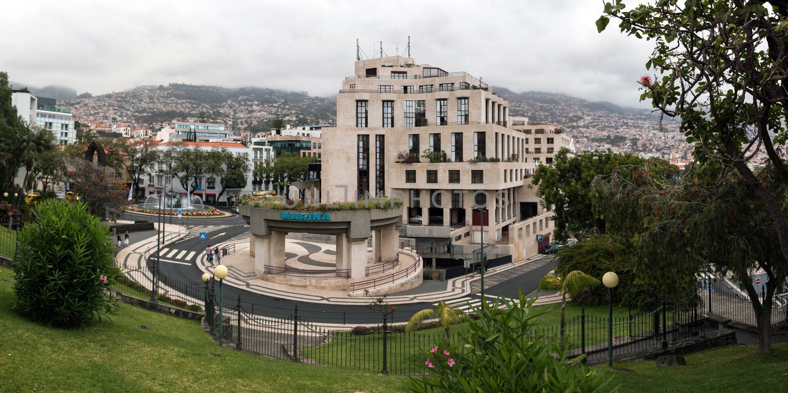 Funchal city urban view by membio