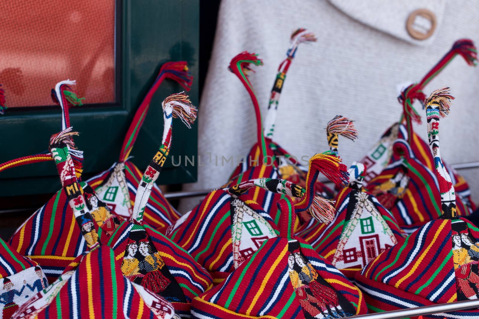 Traditional hat, called Carapuca from Madeira island.