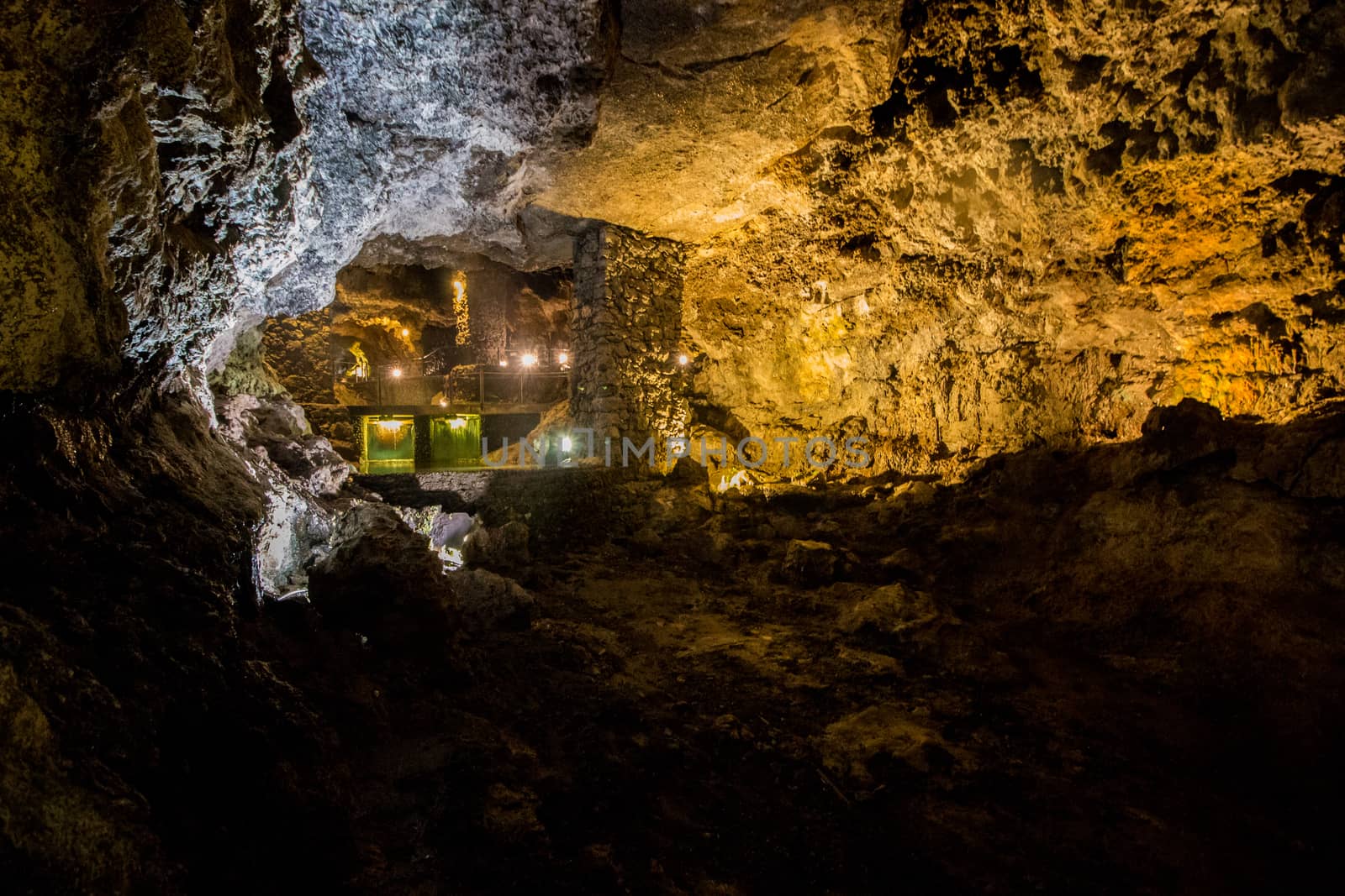 Volcanic Caves of Sao Vicente, located in Madeira island, Portugal.