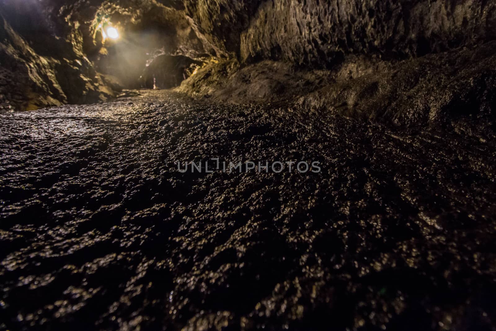 Volcanic Caves of Sao Vicente, located in Madeira island, Portugal.