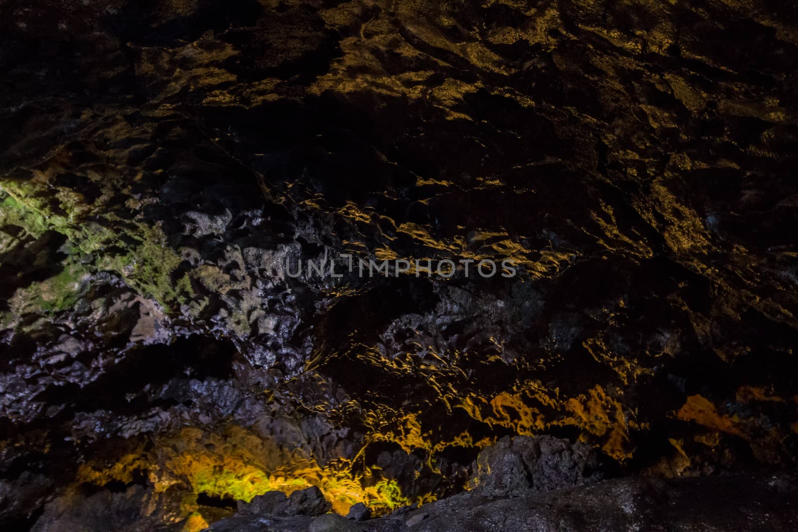 Volcanic Caves of Sao Vicente, located in Madeira island, Portugal.