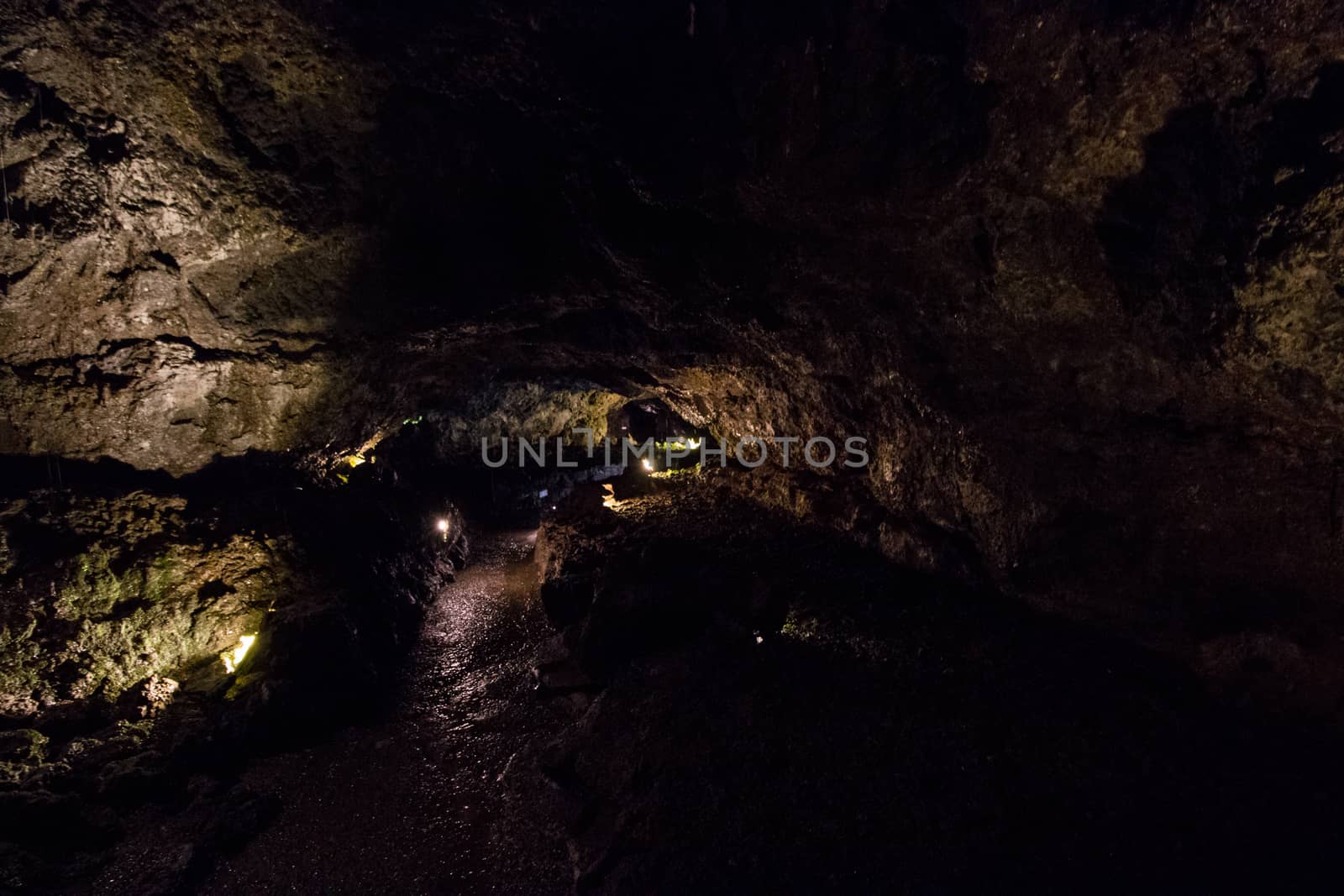 Volcanic Caves of Sao Vicente, located in Madeira island, Portugal.