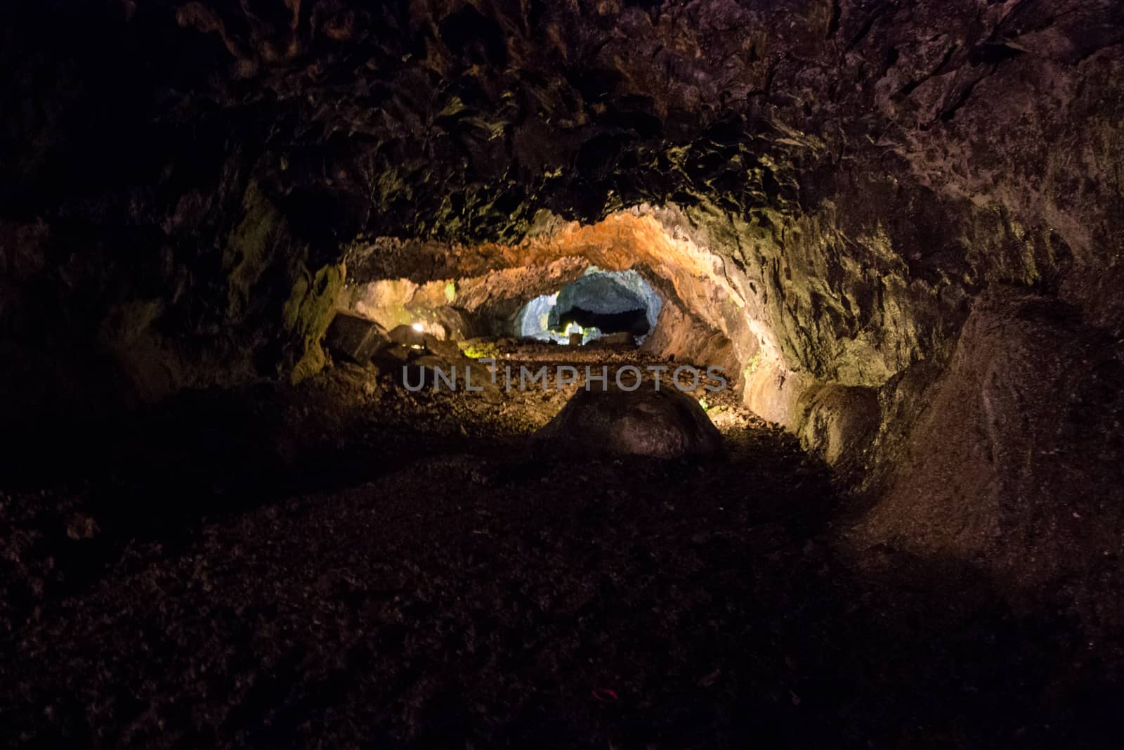 Volcanic Caves of Sao Vicente, located in Madeira island, Portugal.