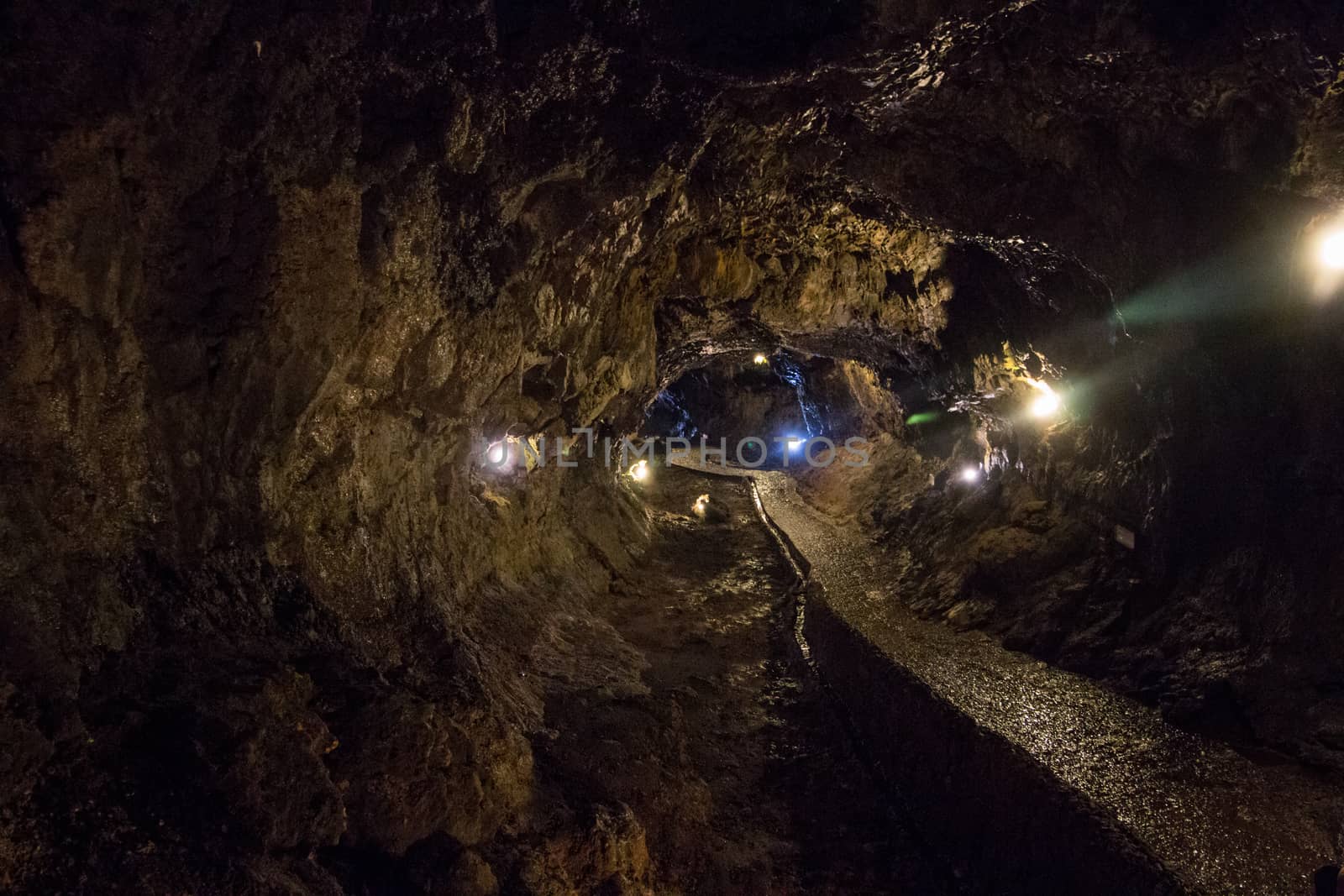 Volcanic Caves of Sao Vicente, located in Madeira island, Portugal.