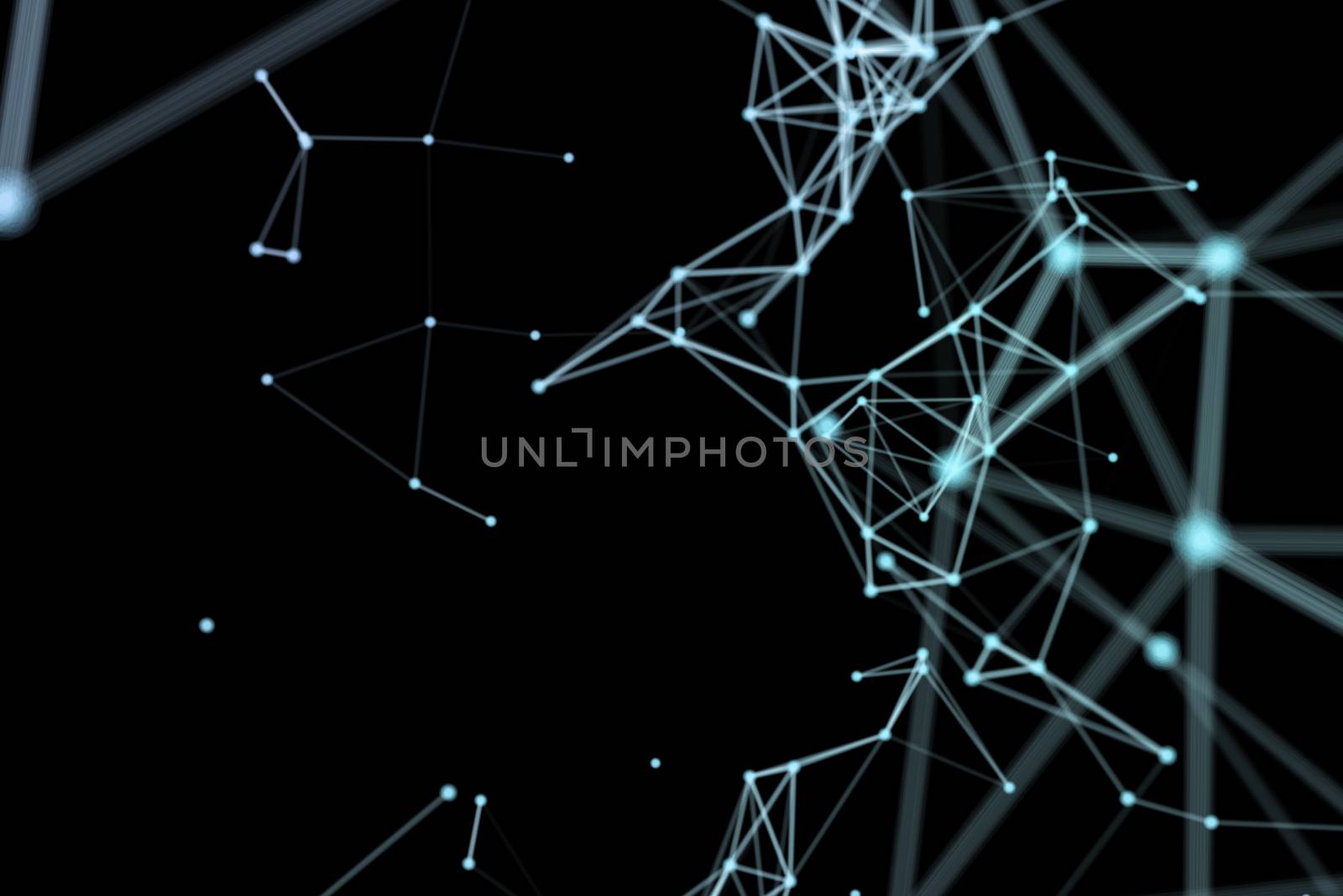 Concept of Network, internet communication. 3d illustration. by Mirexon