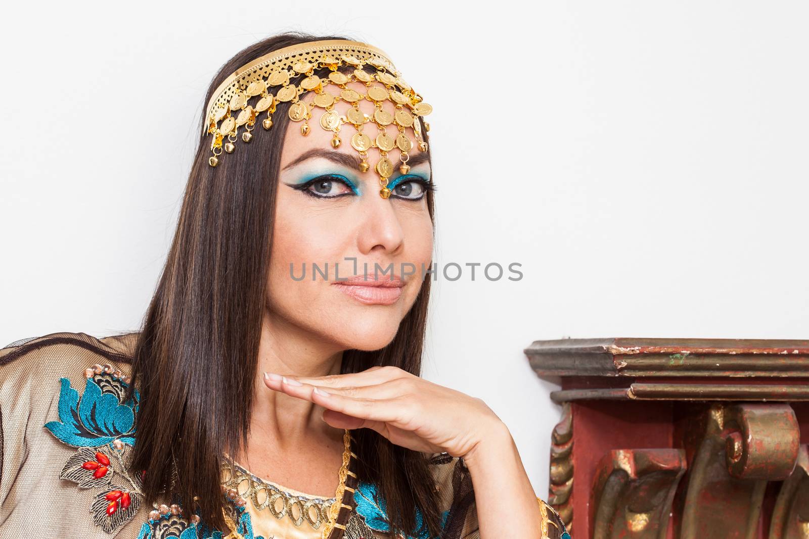 Woman dressed as Cleopatra for Halloween by anamejia18