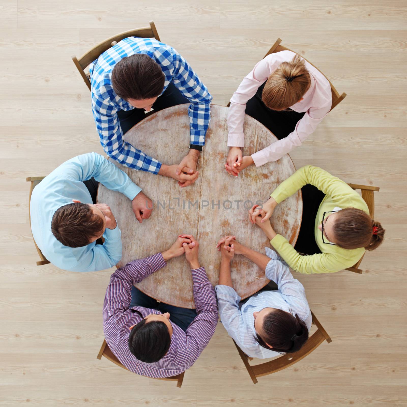 Teamwork brainstorming meeting by ALotOfPeople