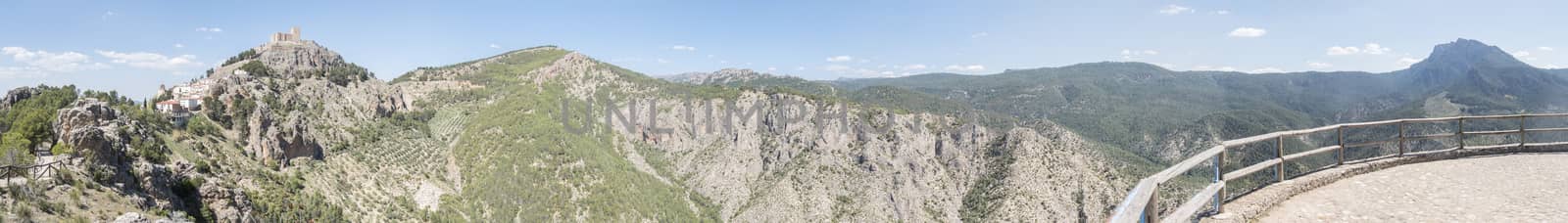 Segura de la Sierra panoramic view, Jaen, Spain