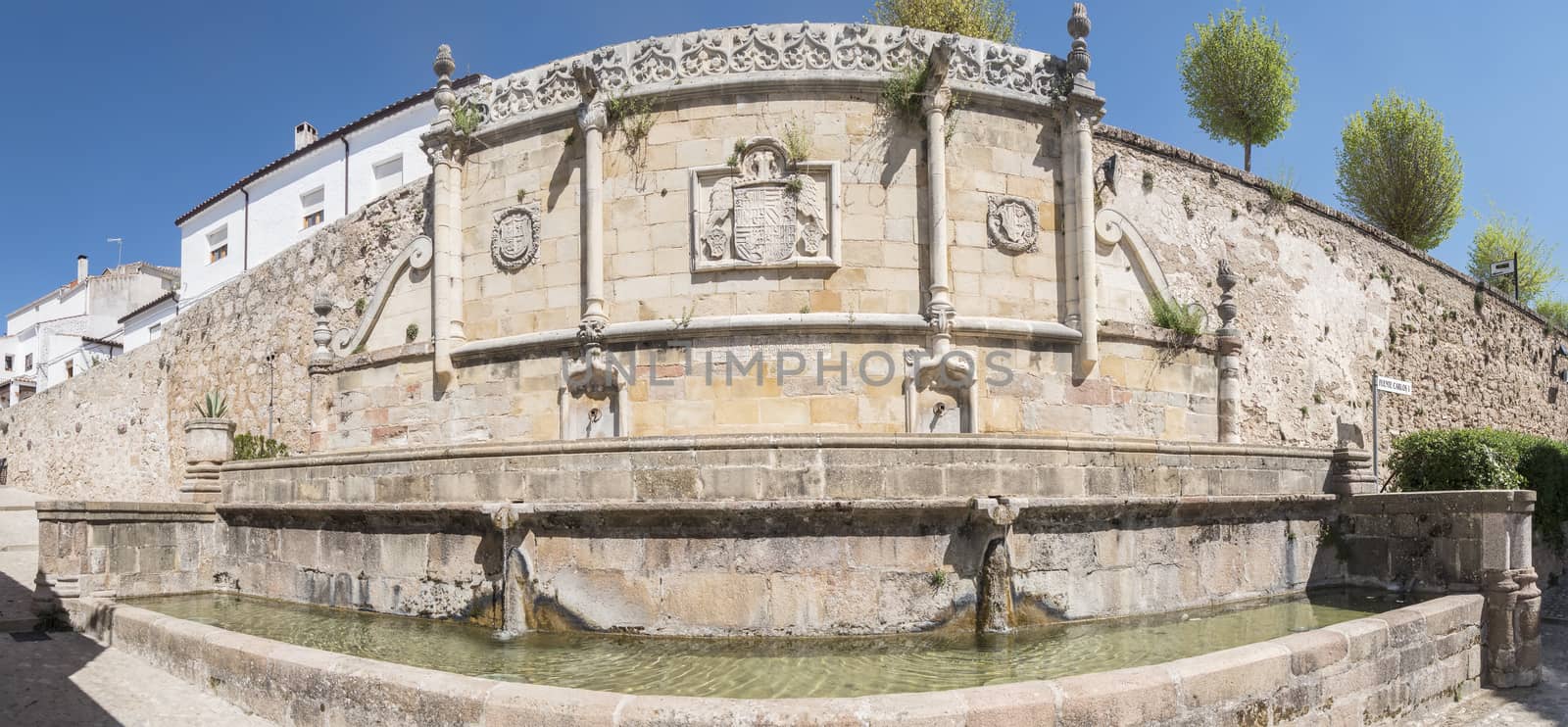 Imperial or Carlos V fountain, Sierra de segura, Jaen, Spain by max8xam