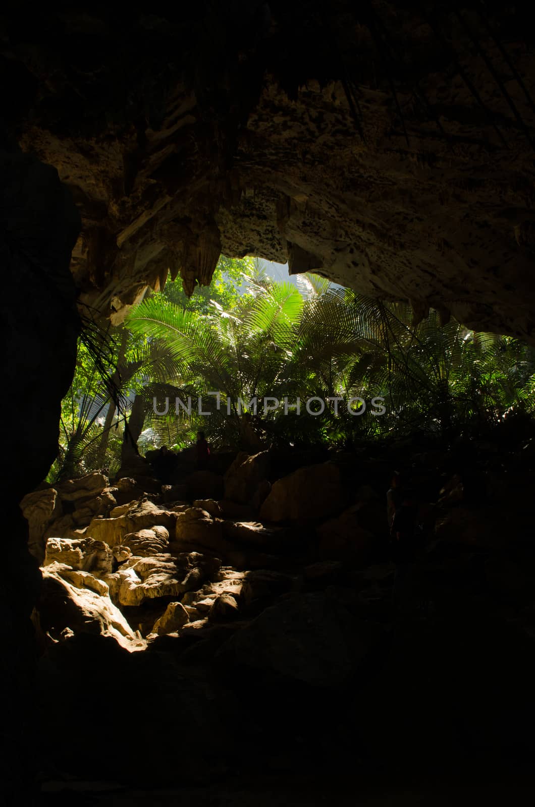 Hub Pa Tad is sink hole  in Uthai tani Province  and is unseen of Thailand