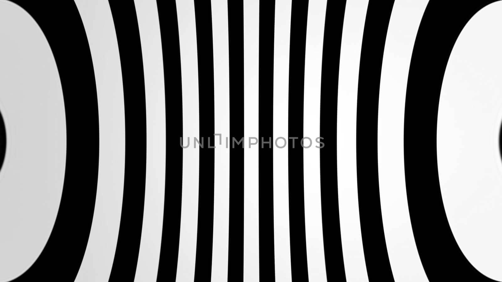 Abstract background with black and white lines. 3d rendering
