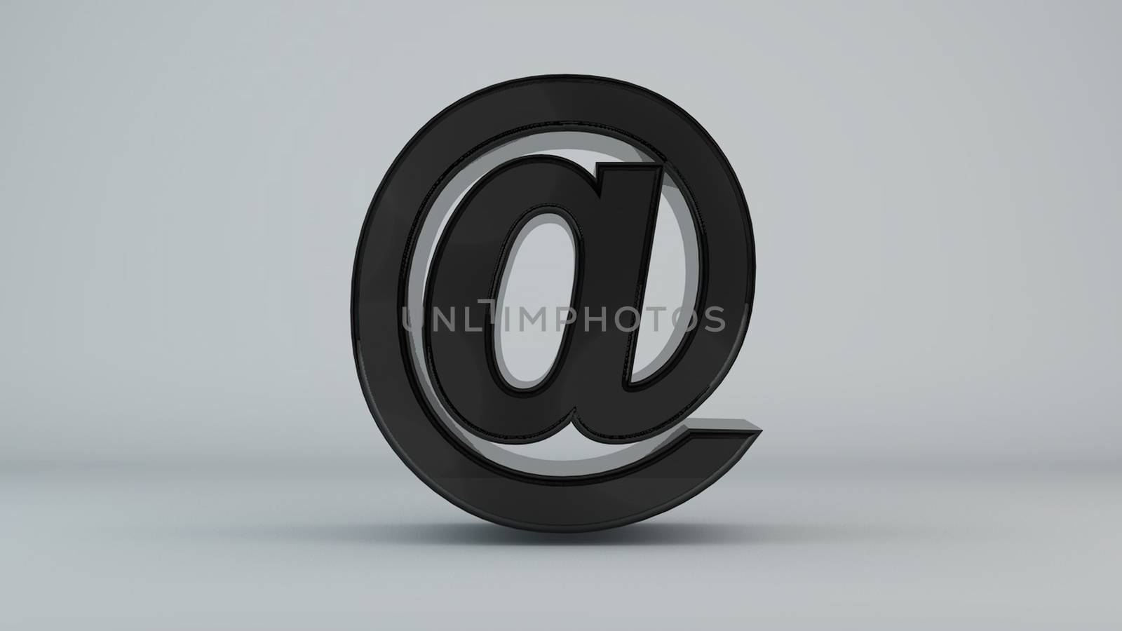 Abstract digital background with e-mail sign by nolimit046
