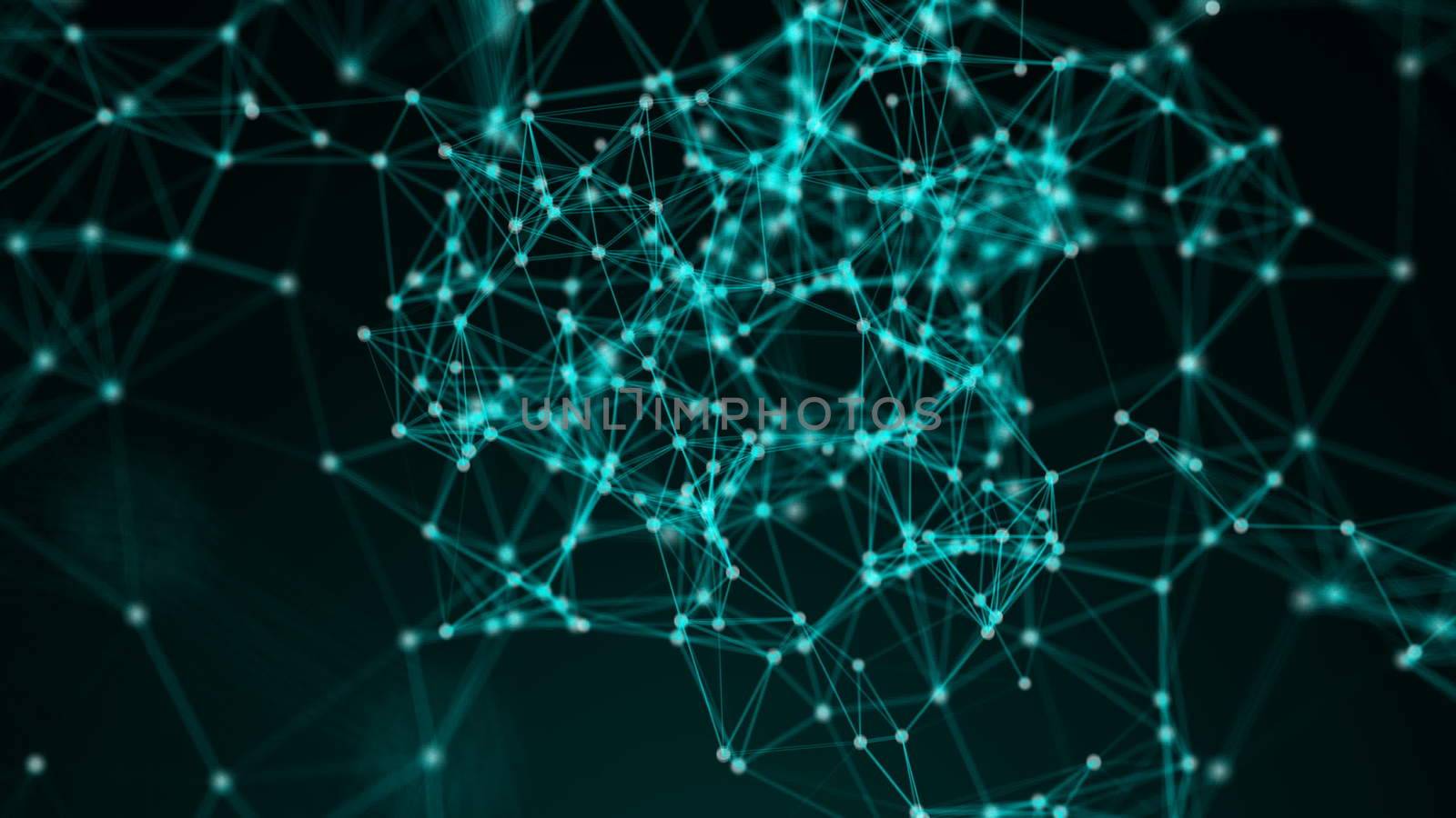 Abstract background with connection dots by nolimit046