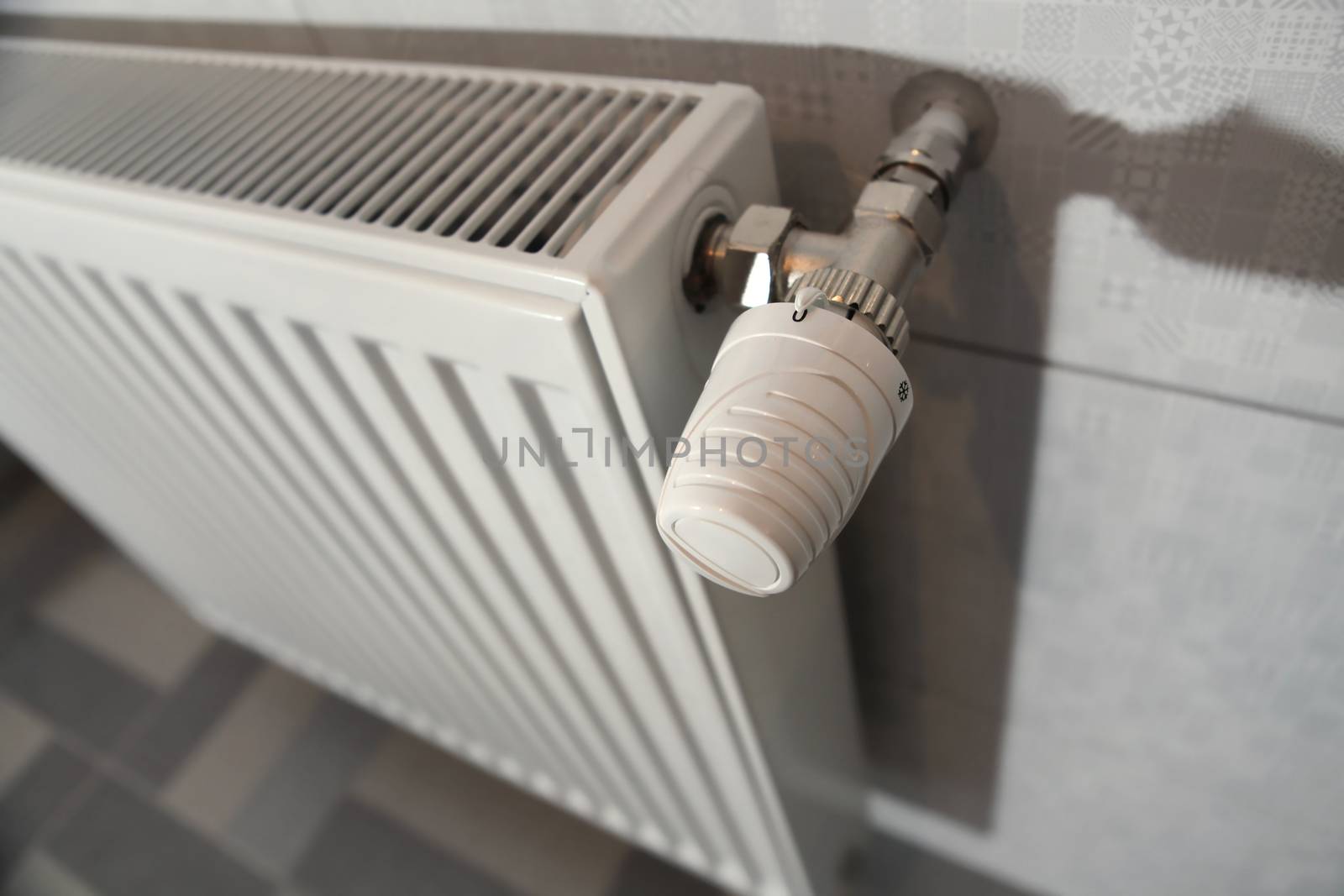 white heating radiator by ssuaphoto